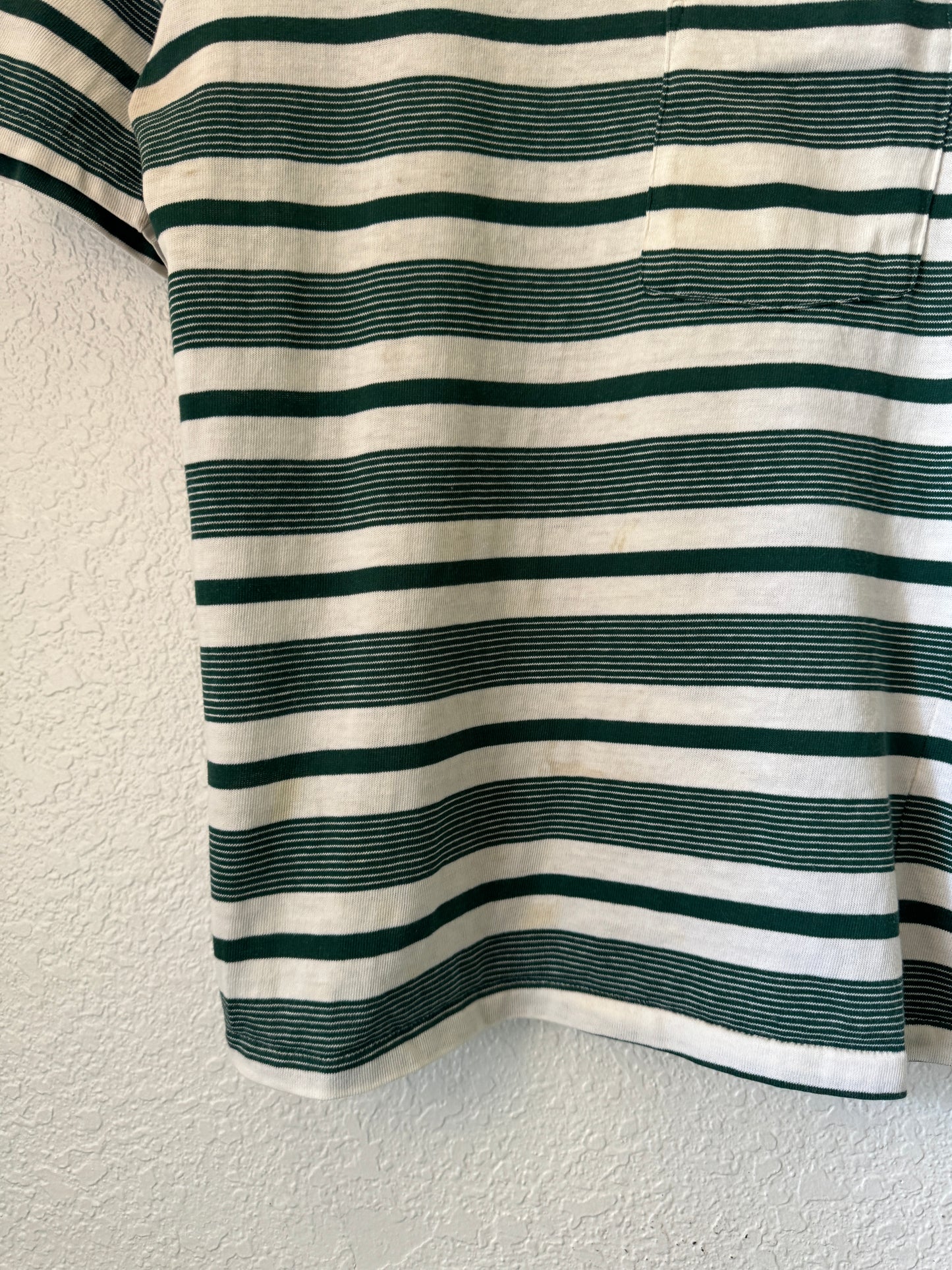 Vintage Striped Green T-Shirt