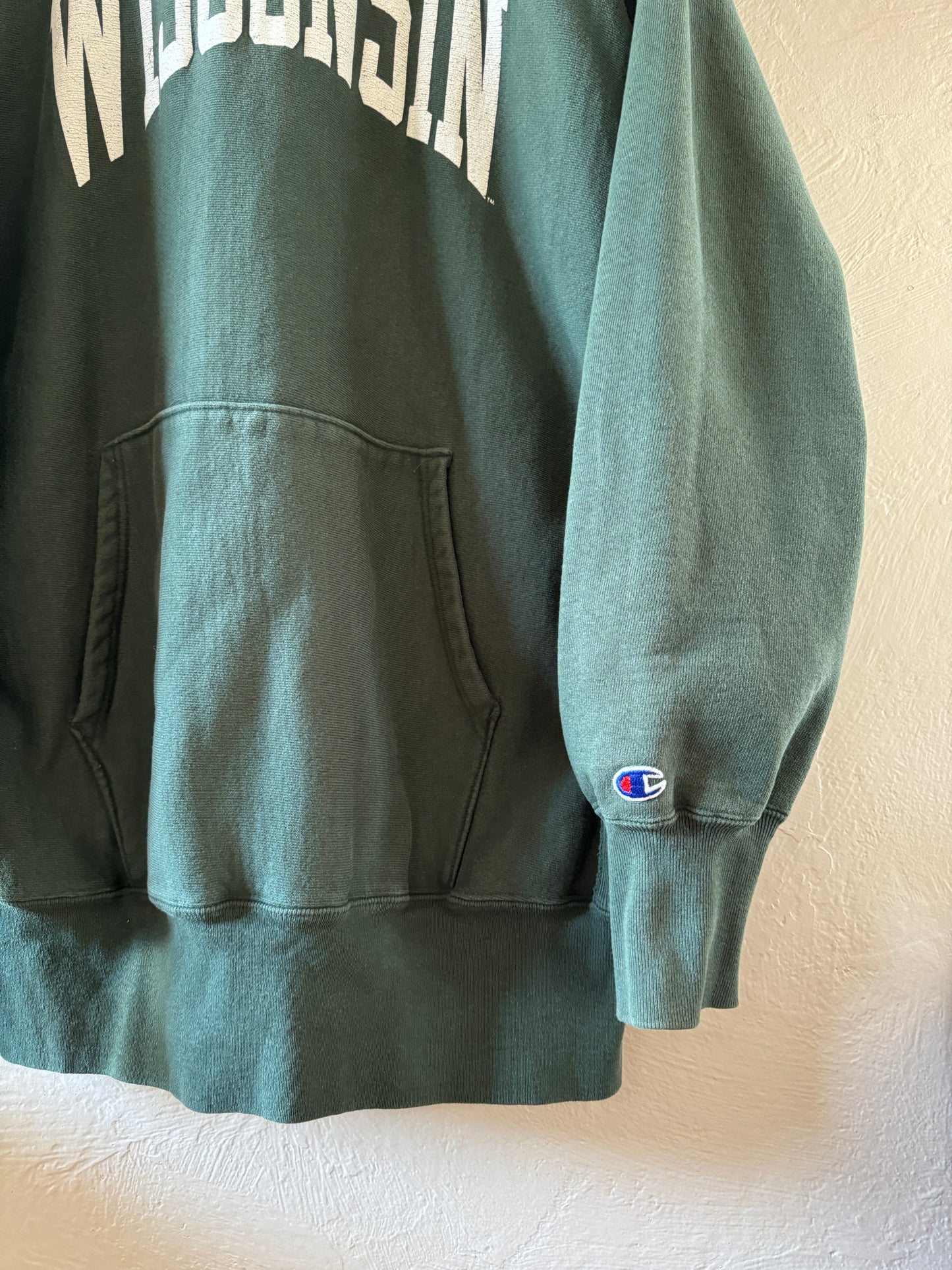 1990s Champion Reverse Weave Wisconsin Hoodie