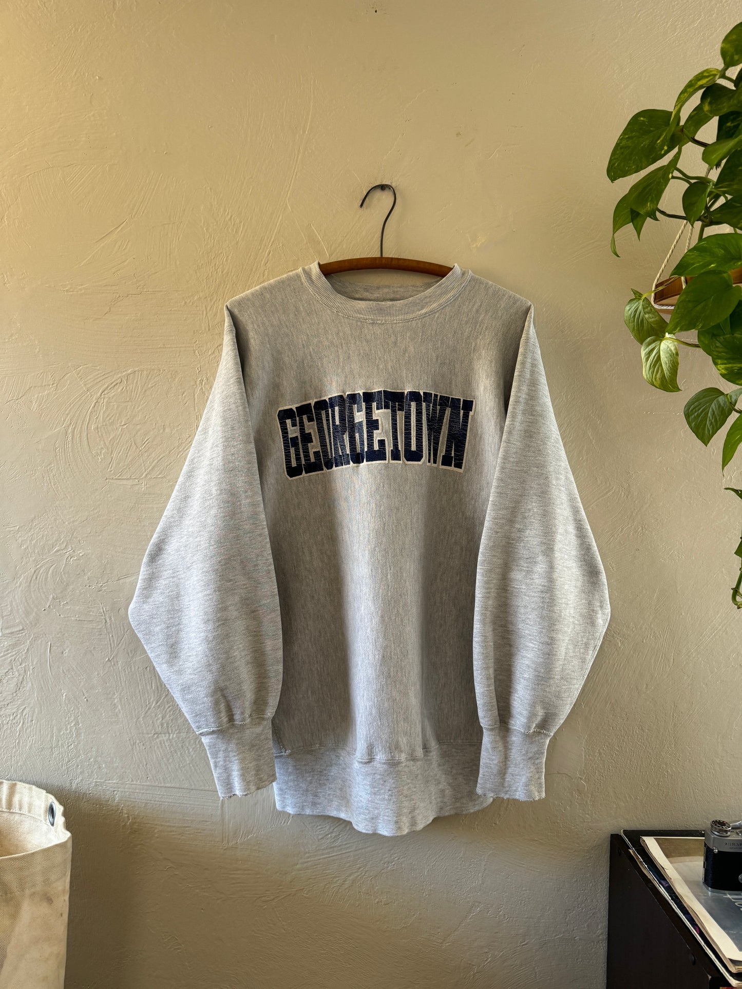 1990s Champion Reverse Weave Georgetown Crewneck Sweater