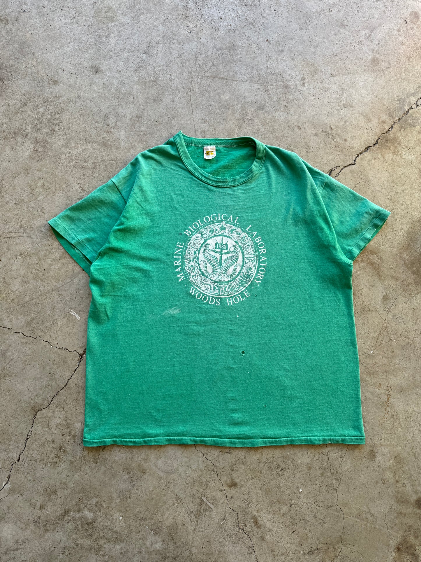 1970s Russell Athletic Marine Biological Laboratory T-Shirt