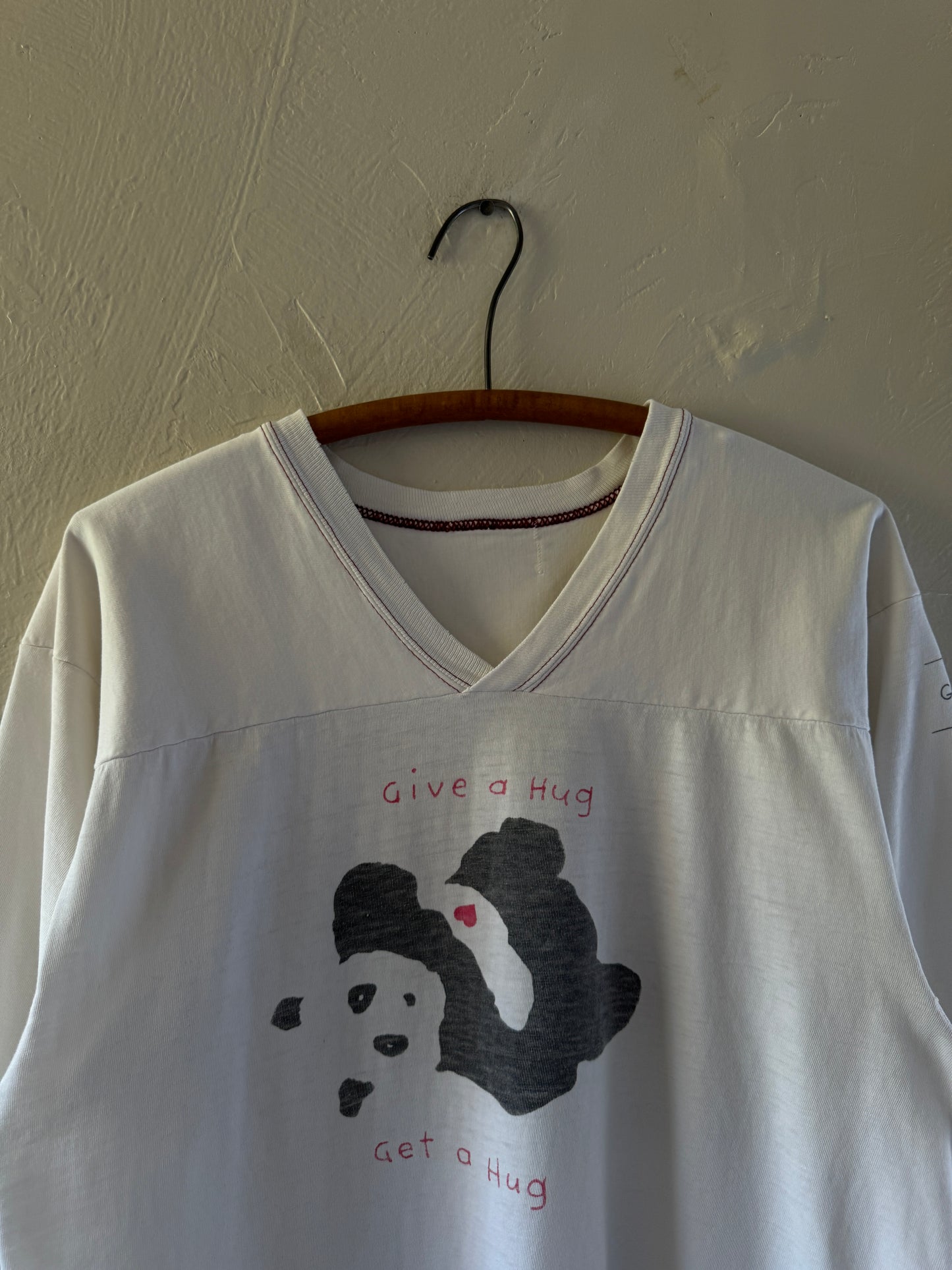 Vintage Give a Hug Panda Jersey T-Shirt