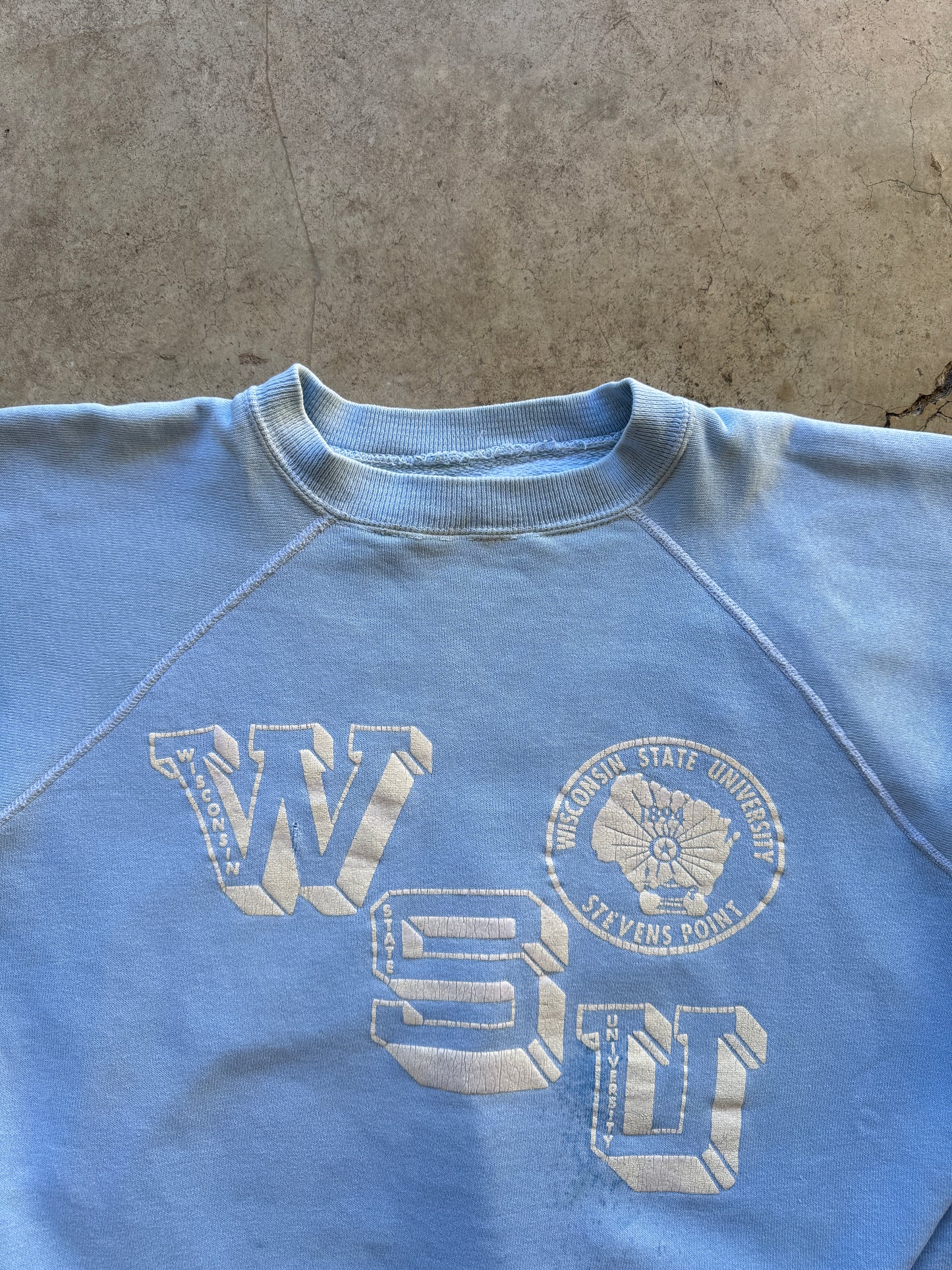 1960s Wisconsin State University Raglan Sweater