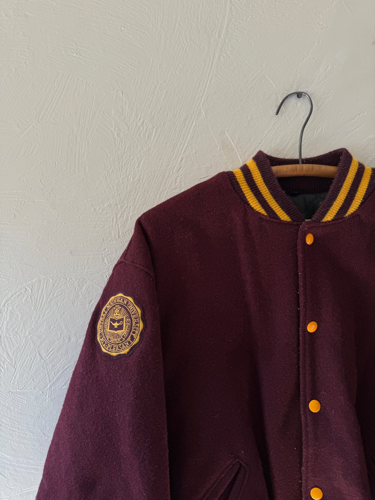 1990s Central Michigan University Marching Band Varsity Jacket