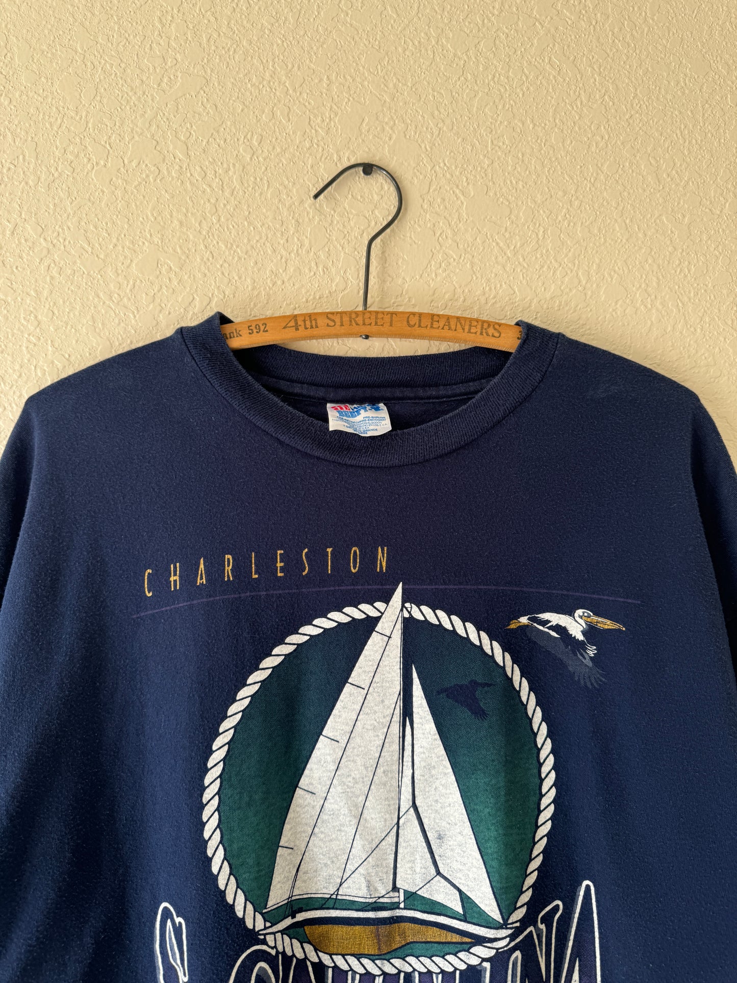 1990s Charleston South Carolina Cropped T-Shirt