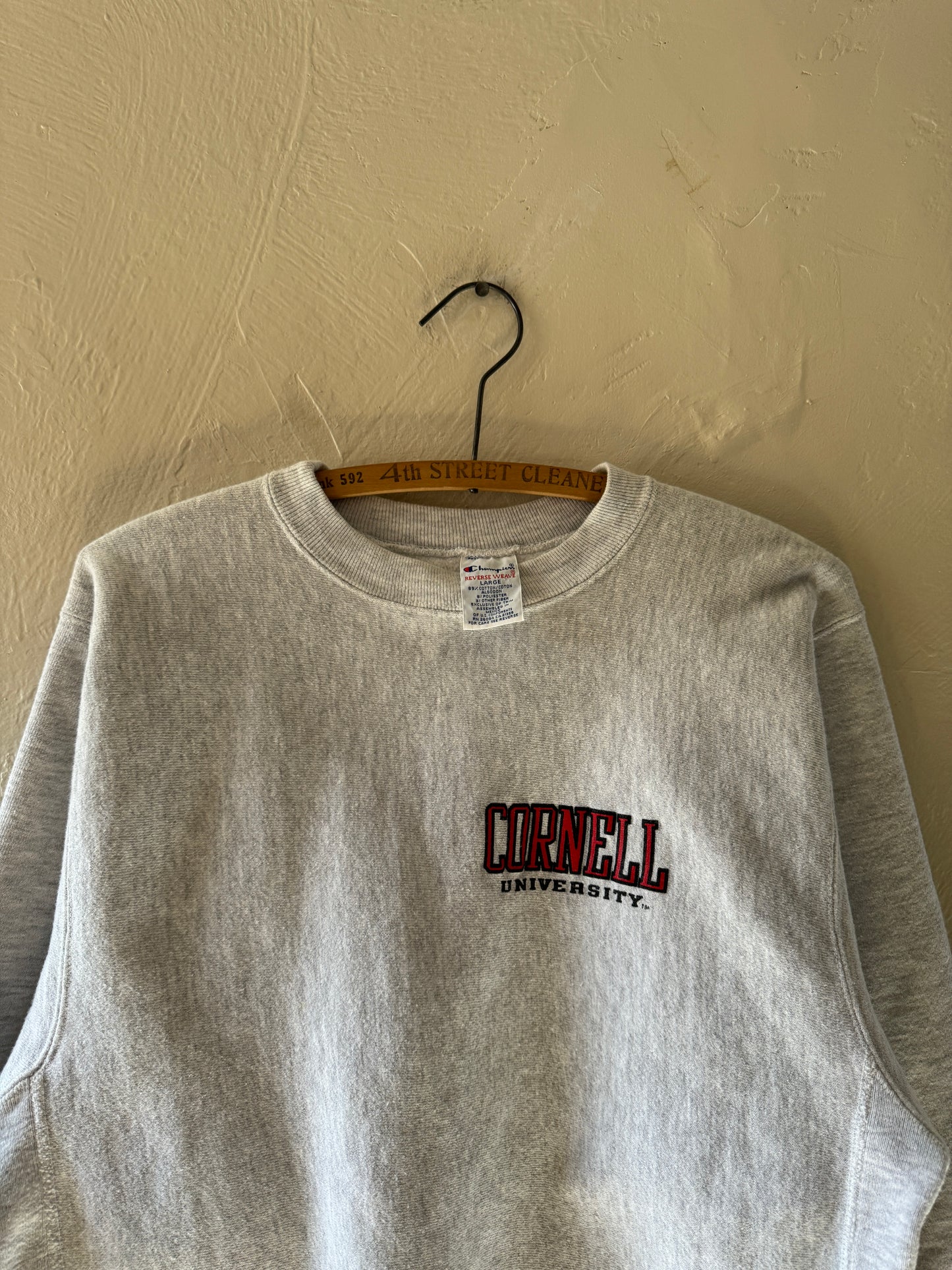 1990s Champion Reverse Weave Cornell University Crewneck Sweater