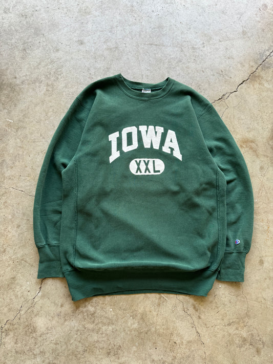 1990s Champion Reverse Weave Iowa Crewneck Sweater