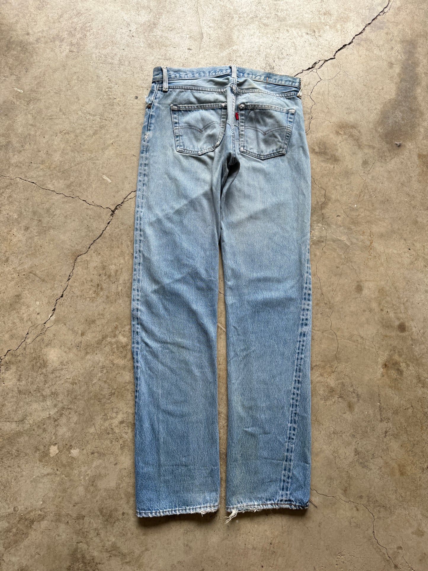 1970/80s Levis 501s Selvedge Distressed Jeans