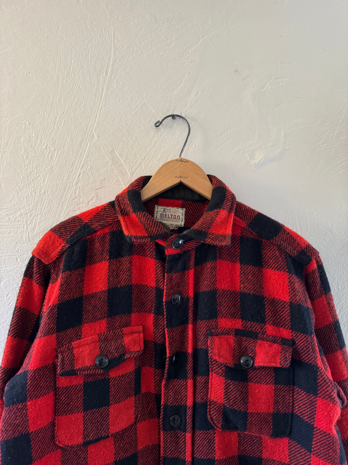 1950/60s Melton Wintermaster Buffalo Plaid Button Up Flannel