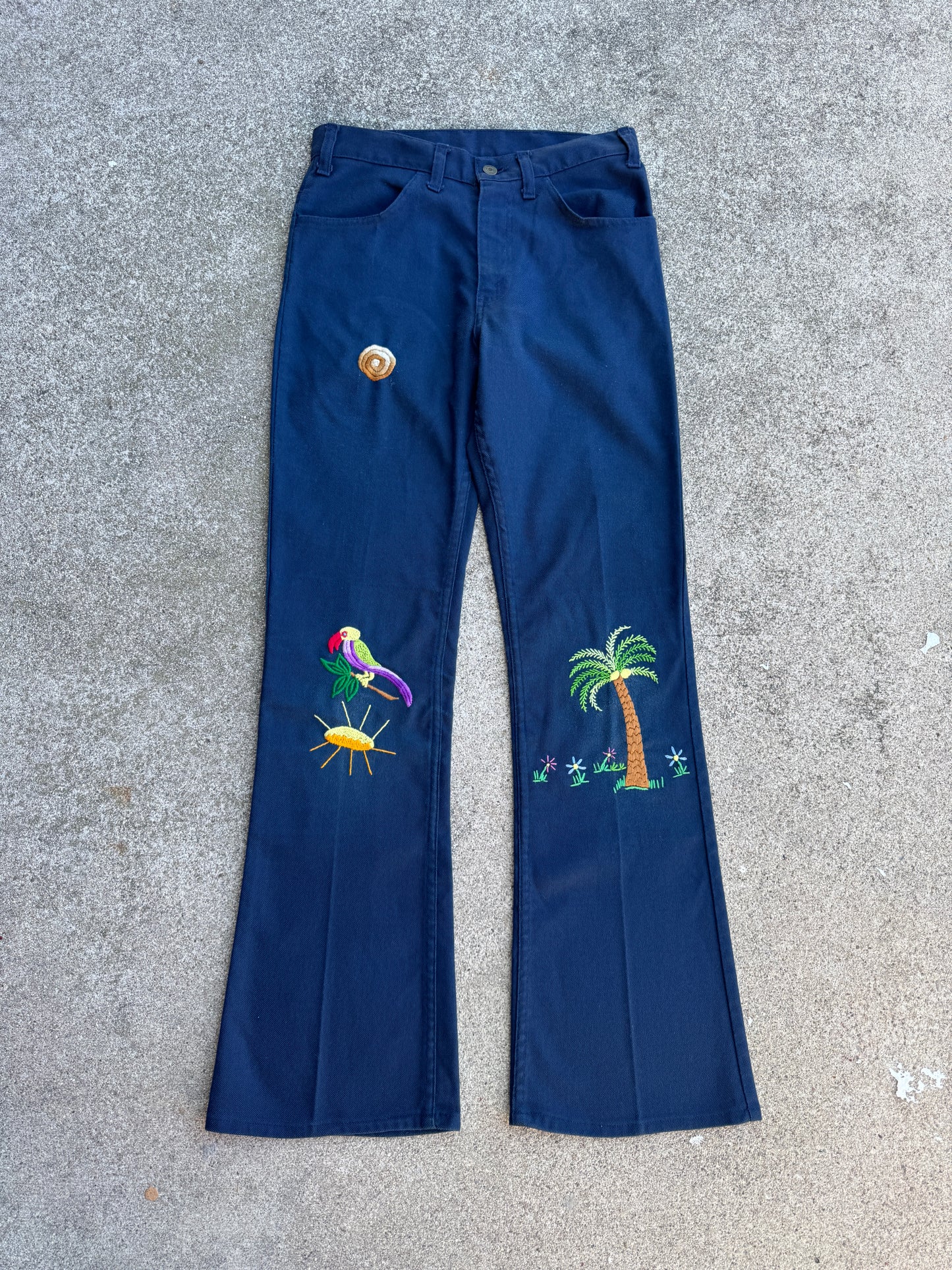 1970s Levis Flared Slacks Trousers