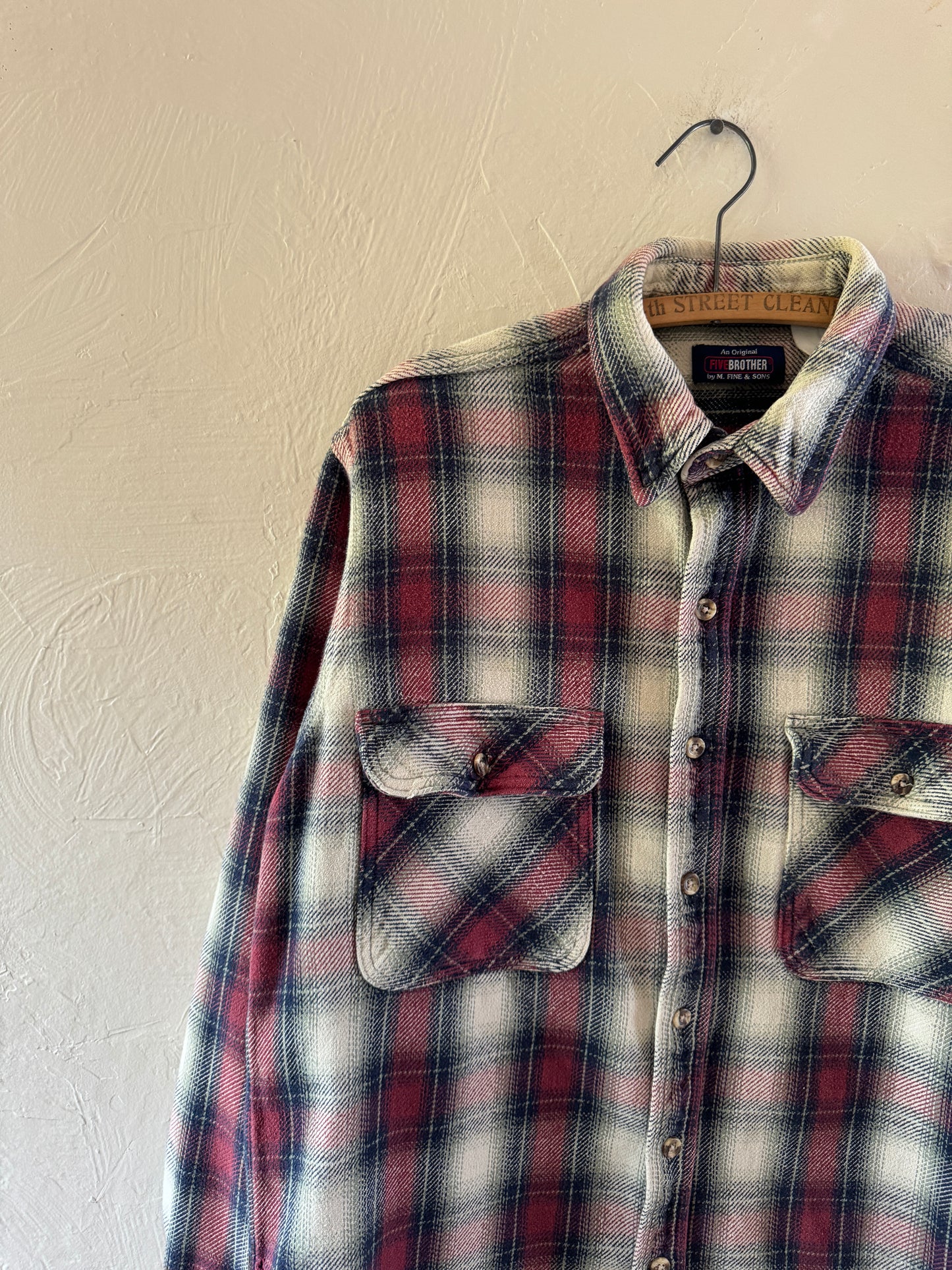 Vintage Five Brothers Button Up Flannel