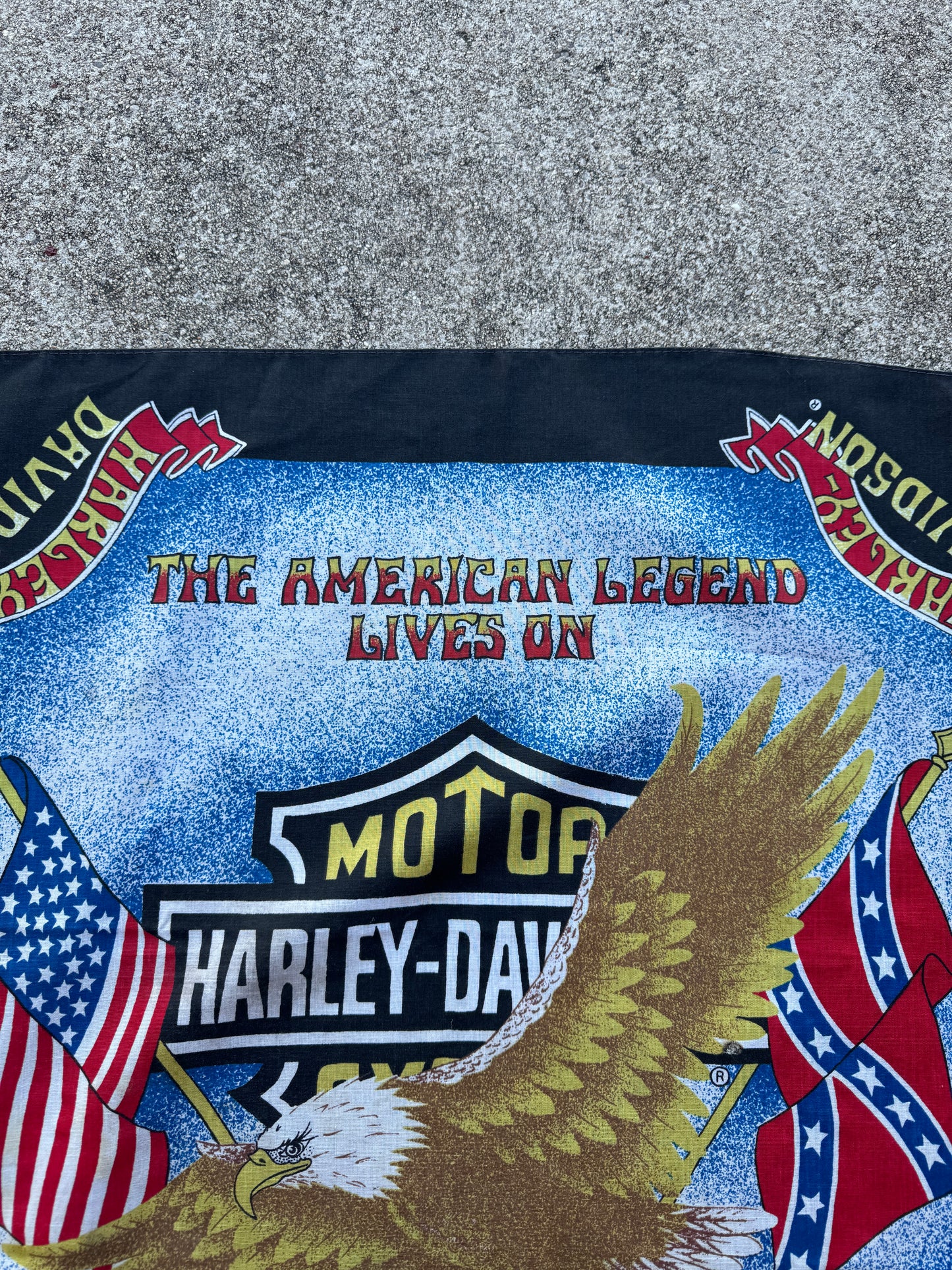 1990s Harley Davidson Bandana (5)