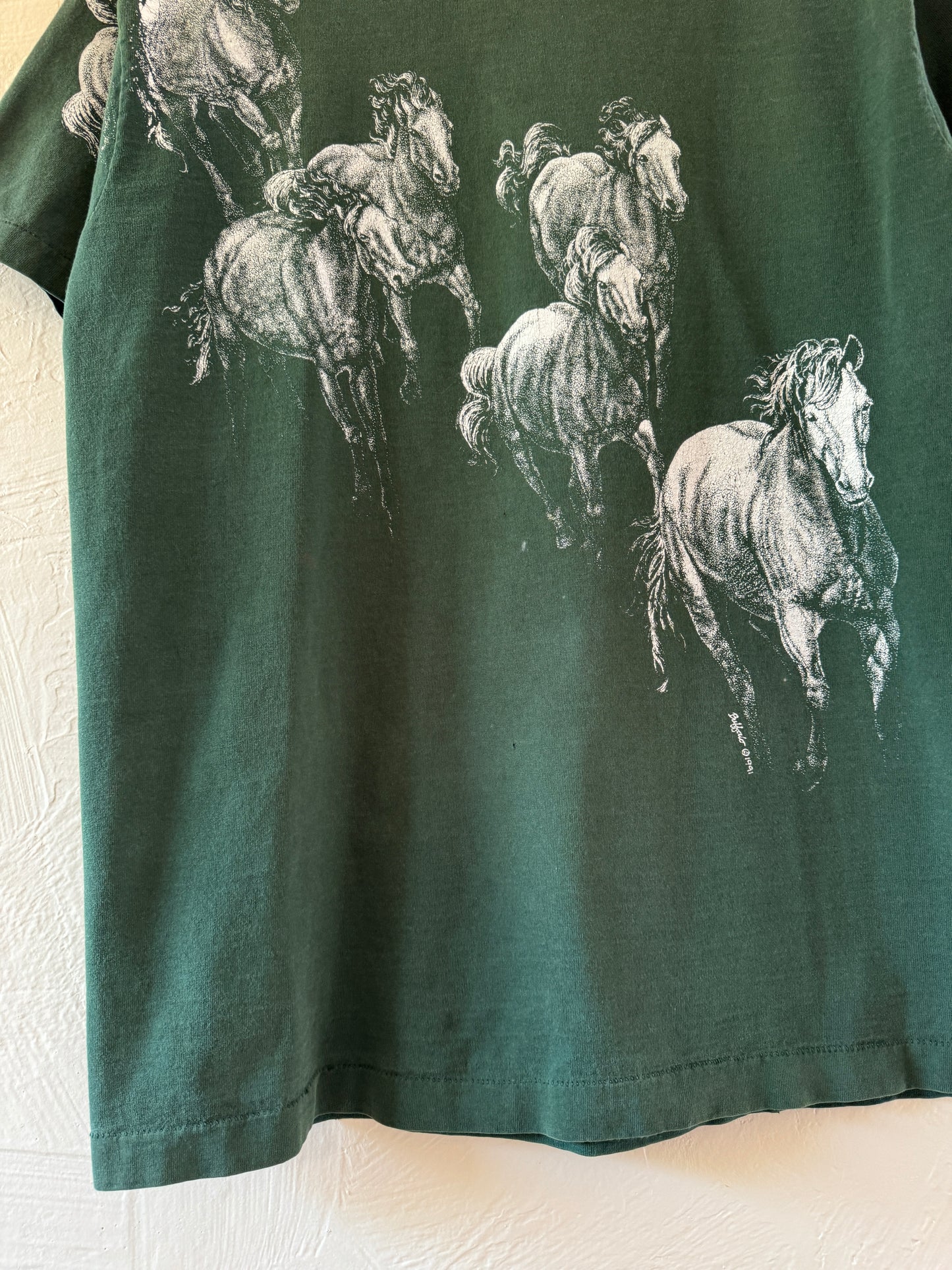 1990s Wrap Around Horses T-Shirt