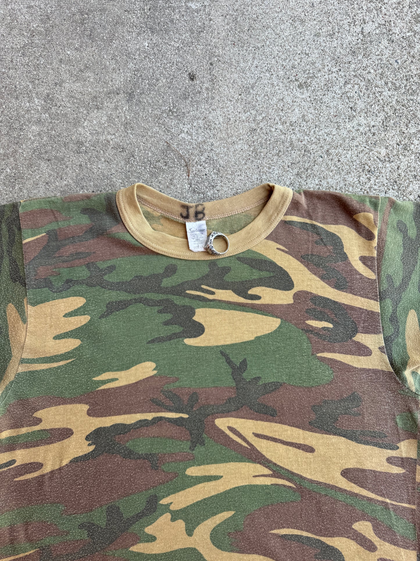 1980s Camouflage Military T-Shirt (2)