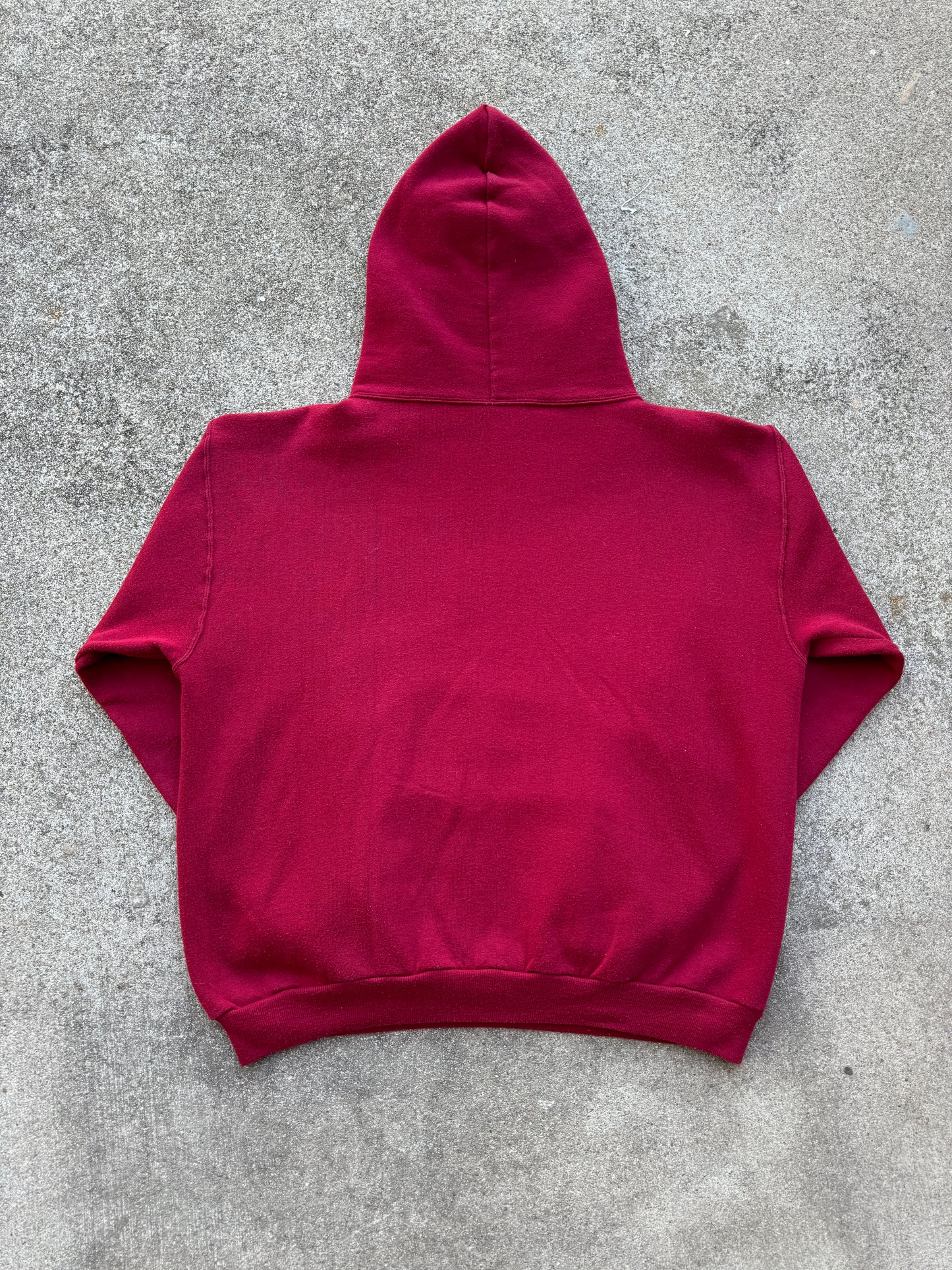 1970s Russell Burgundy Hoodie