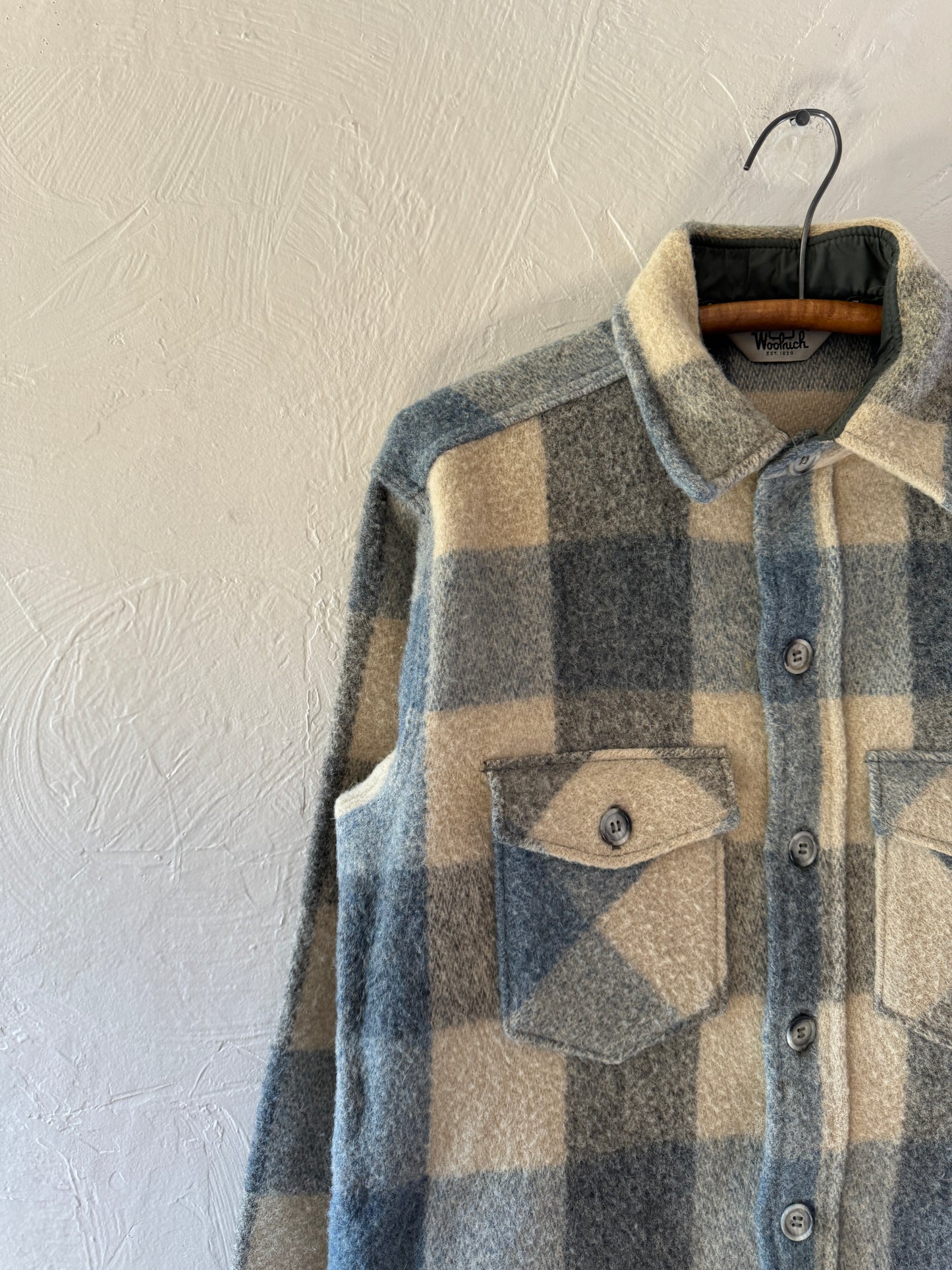 1970s Woolrich Plaid Flannel Button Up