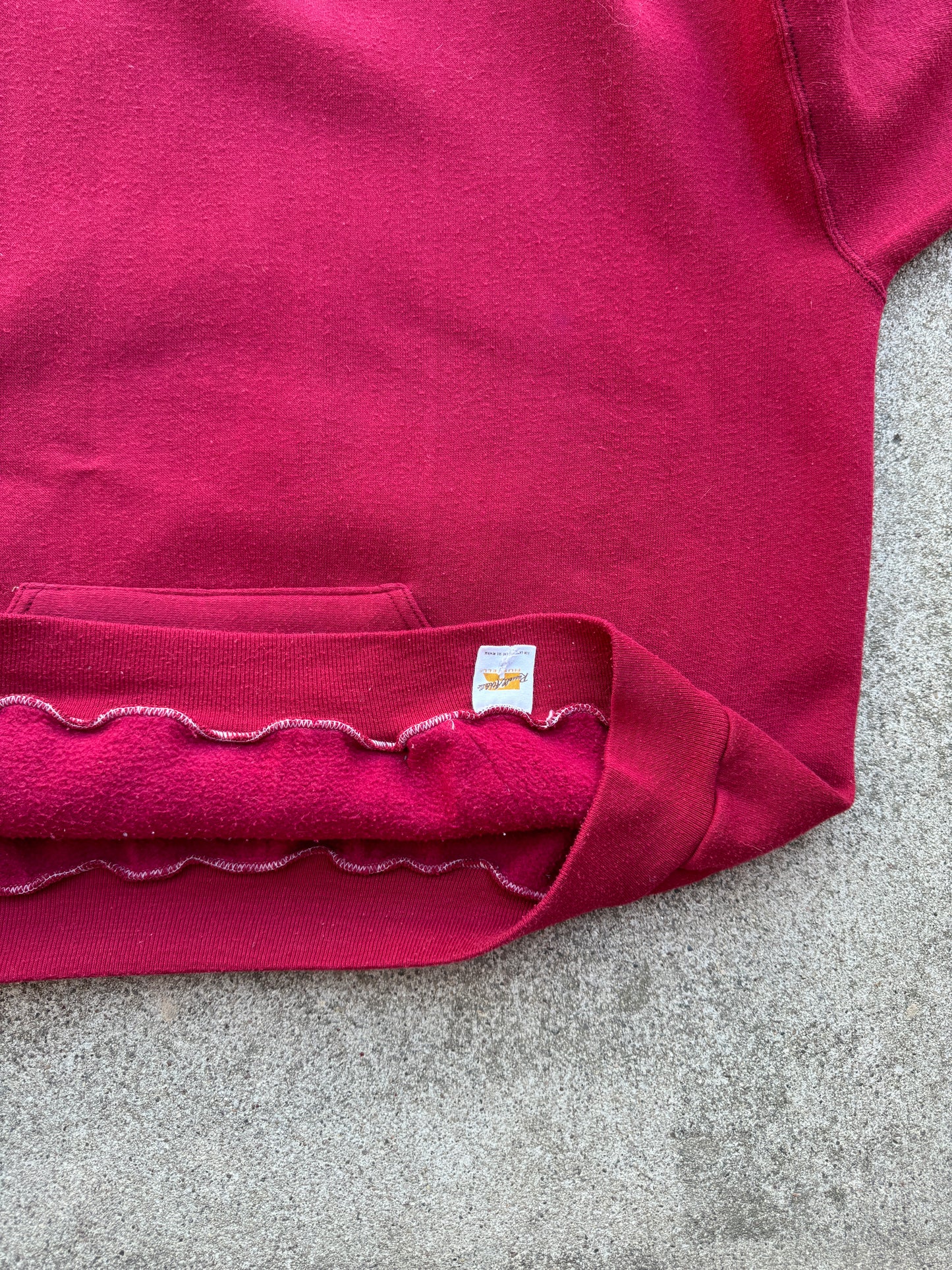 1970s Russell Burgundy Hoodie