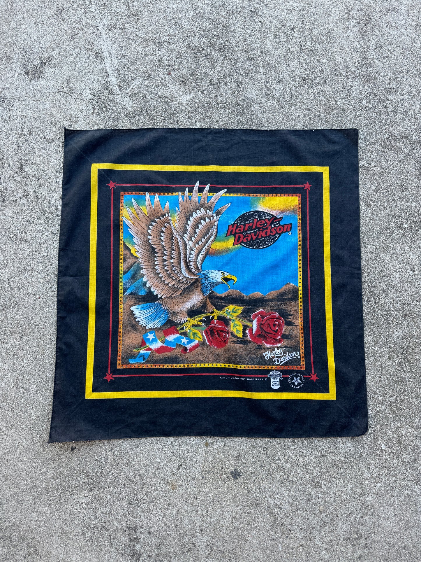 1990s Harley Davidson Bandana (6)