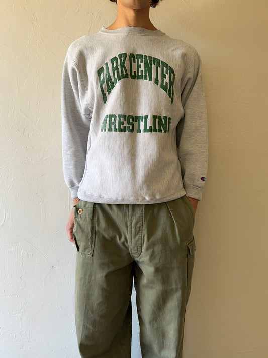 1980s Champion Reverse Weave Park Center Wrestling Sweater