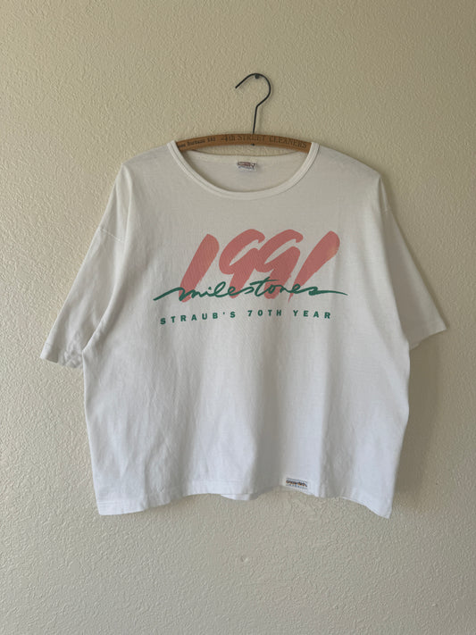 1990s Milestones Cropped Boxy T-Shirt