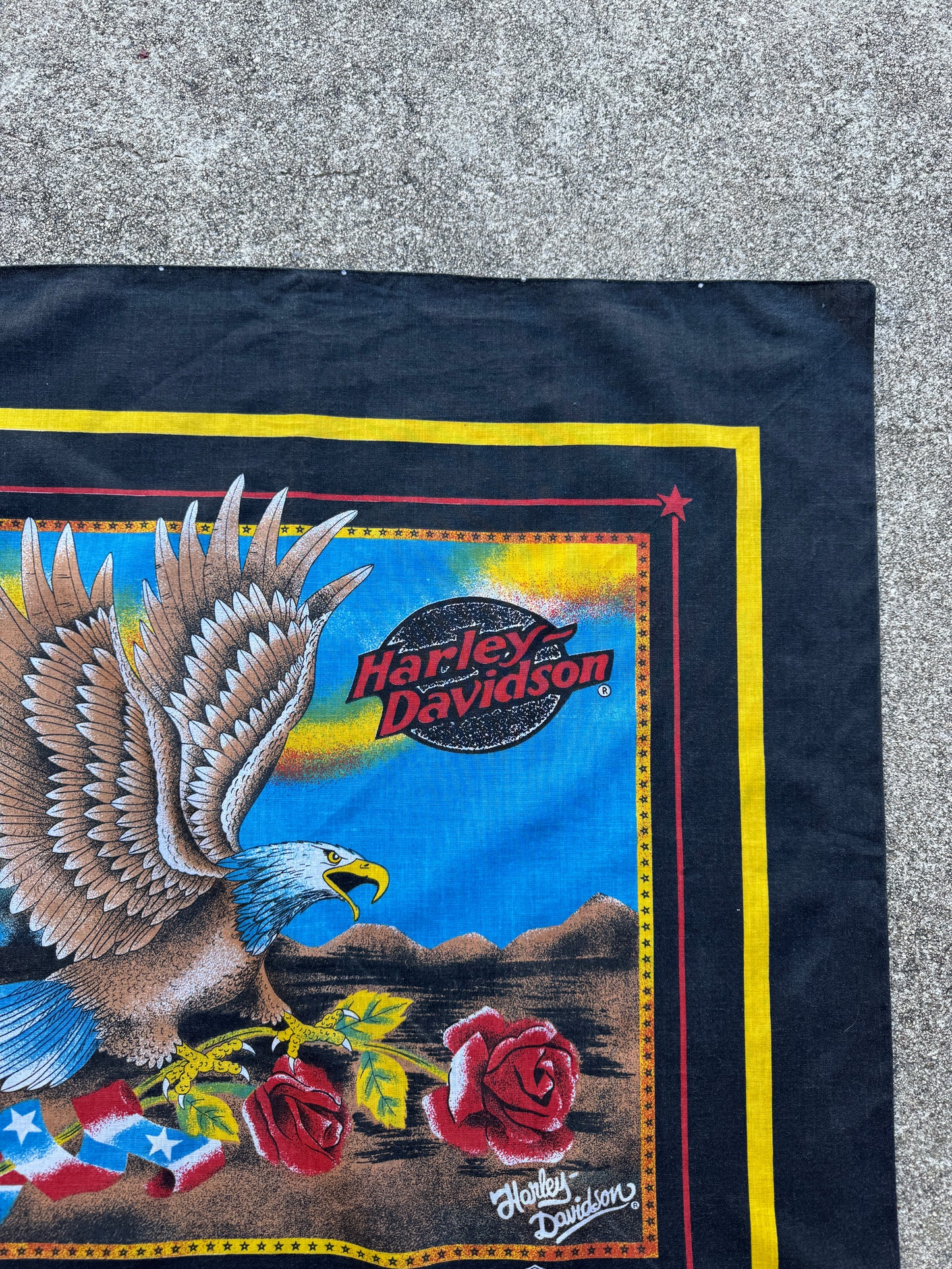 1990s Harley Davidson Bandana (6)