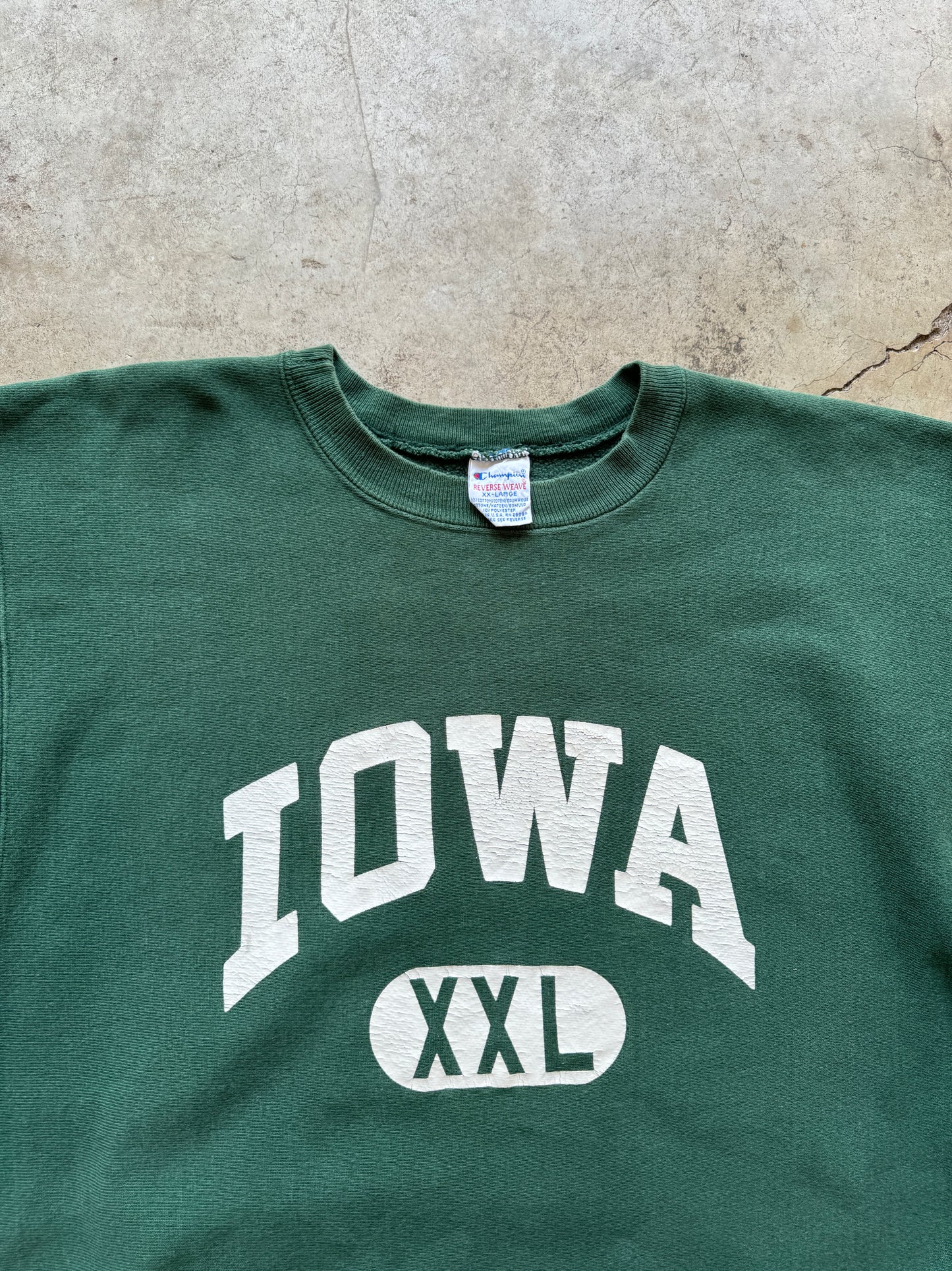 1990s Champion Reverse Weave Iowa Crewneck Sweater