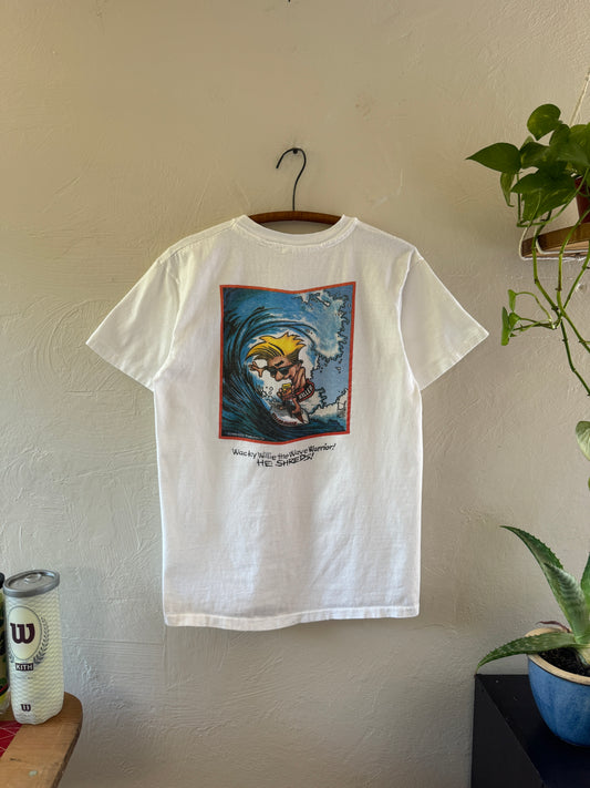 1990s Wacky Willie Killer Shake Surfing T-Shirt