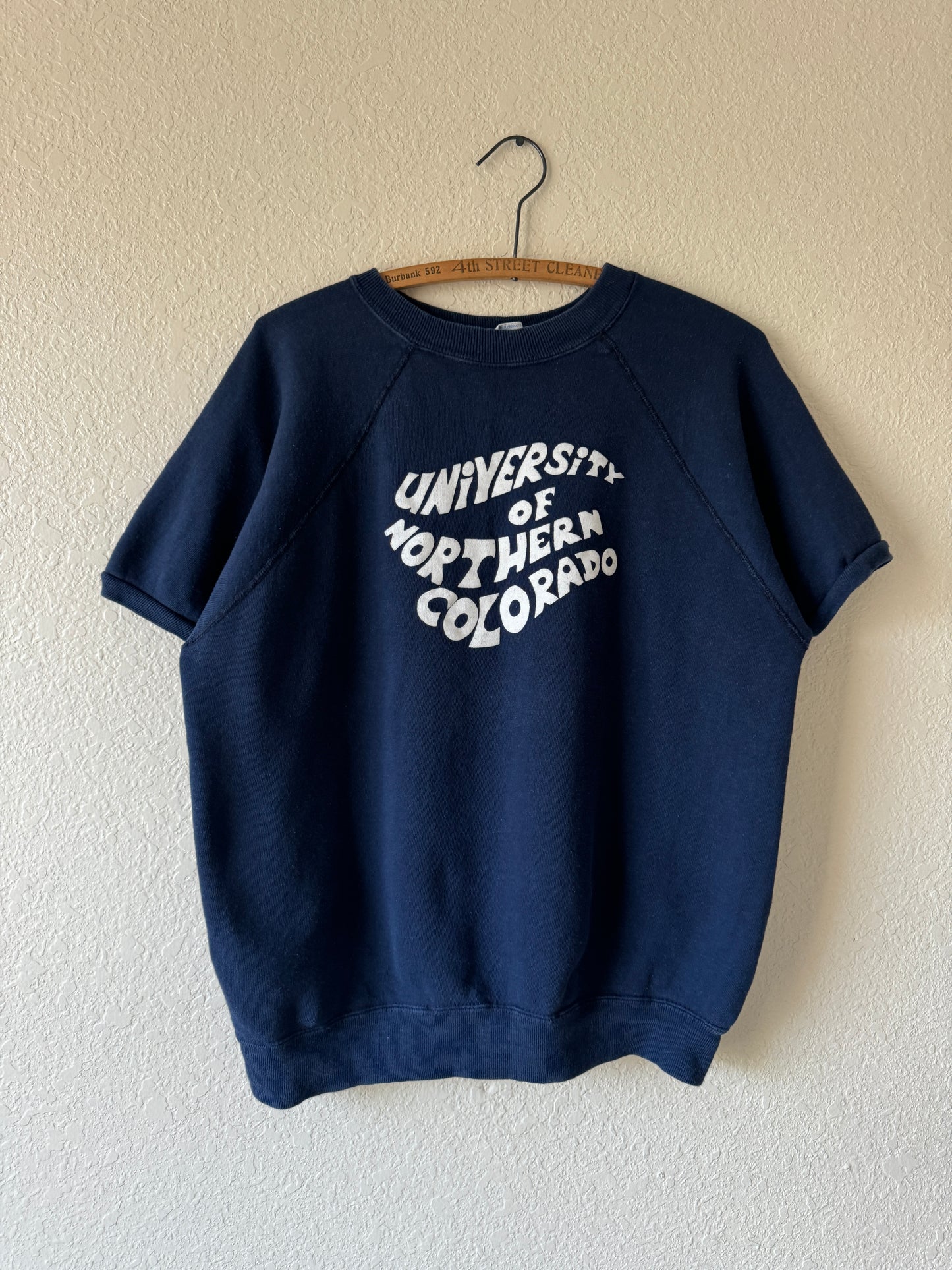 1970s Champion University of Northern Colorado Short Sleeve Sweater