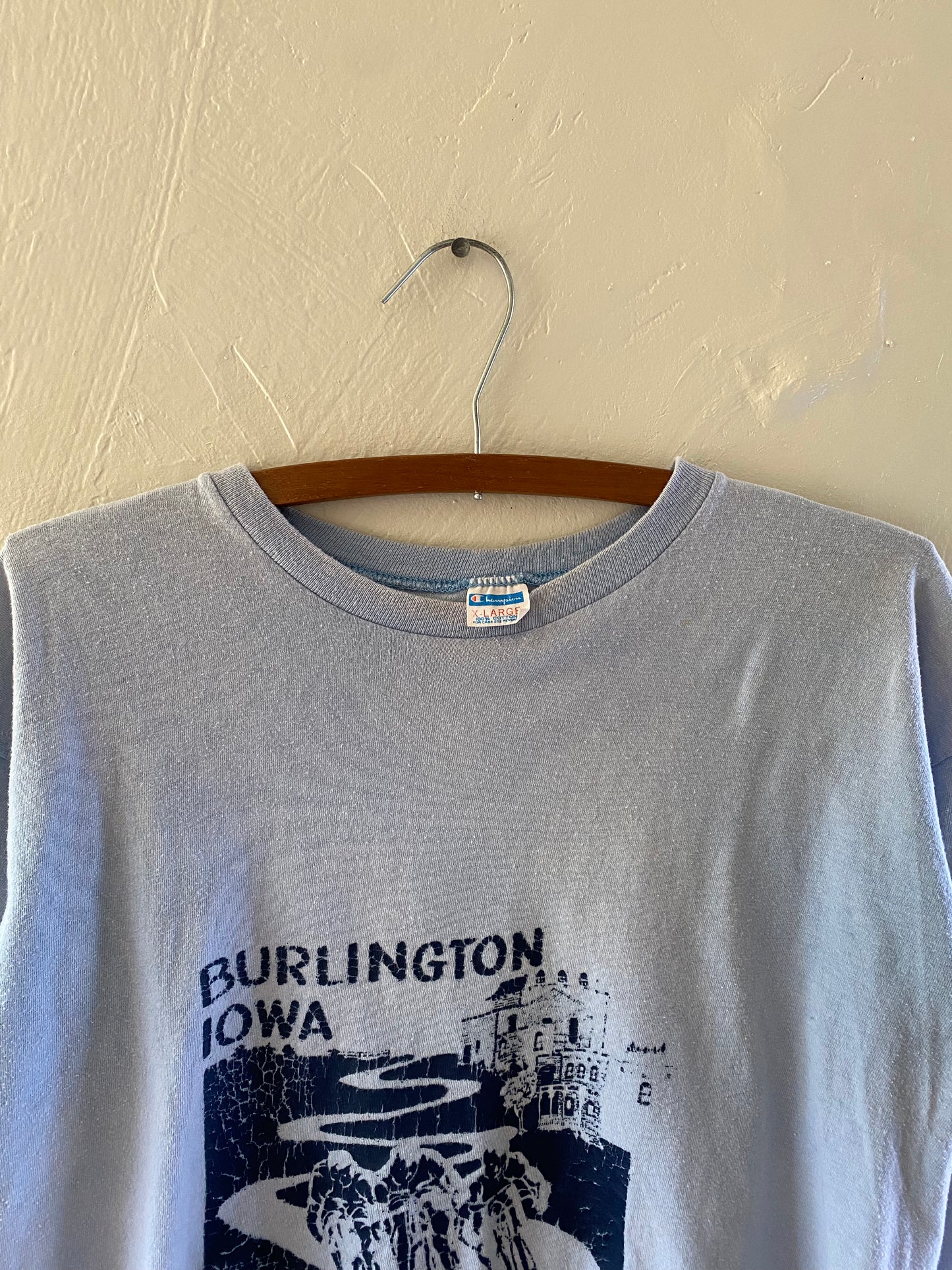 1970s Champion Burlington Iowa T-Shirt