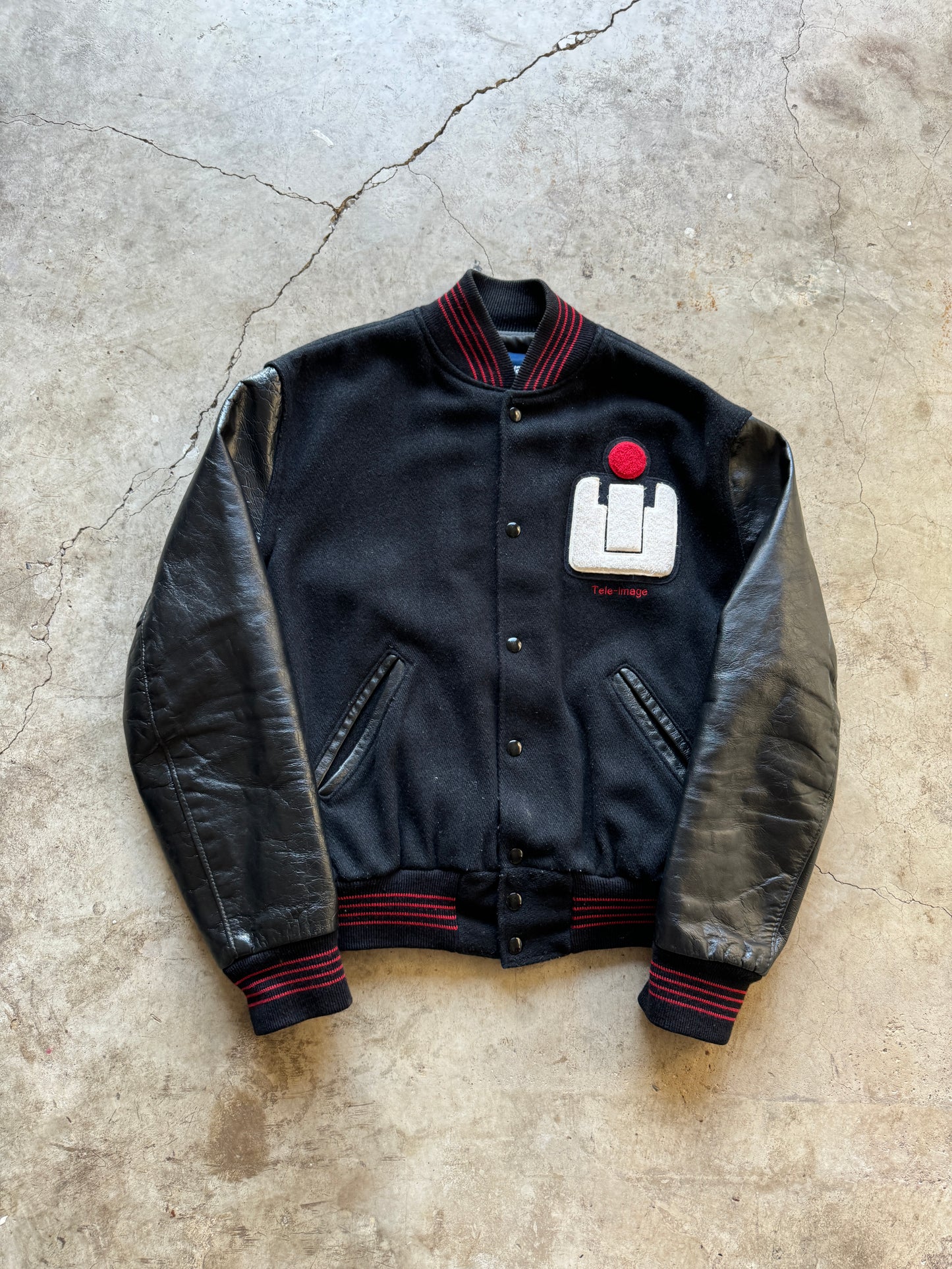 1990s Tele Image Varsity Jacket