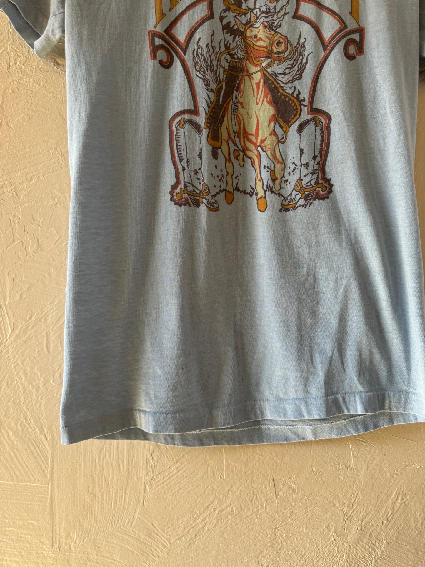 1980s The Wild West Cowboy T-Shirt