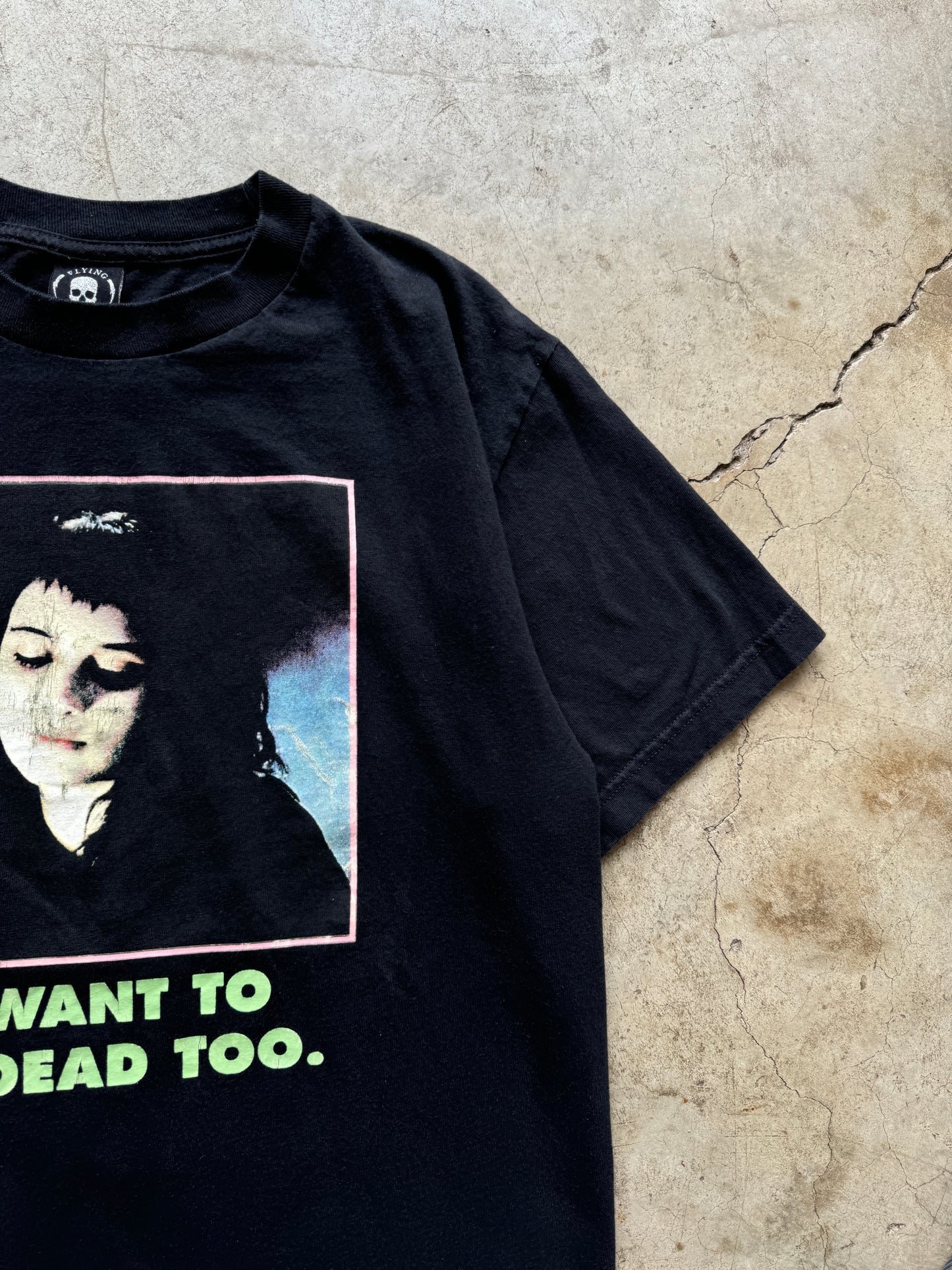 Vintage I Want To Be Dead Too Beetlejuice Winona Movie T-Shirt