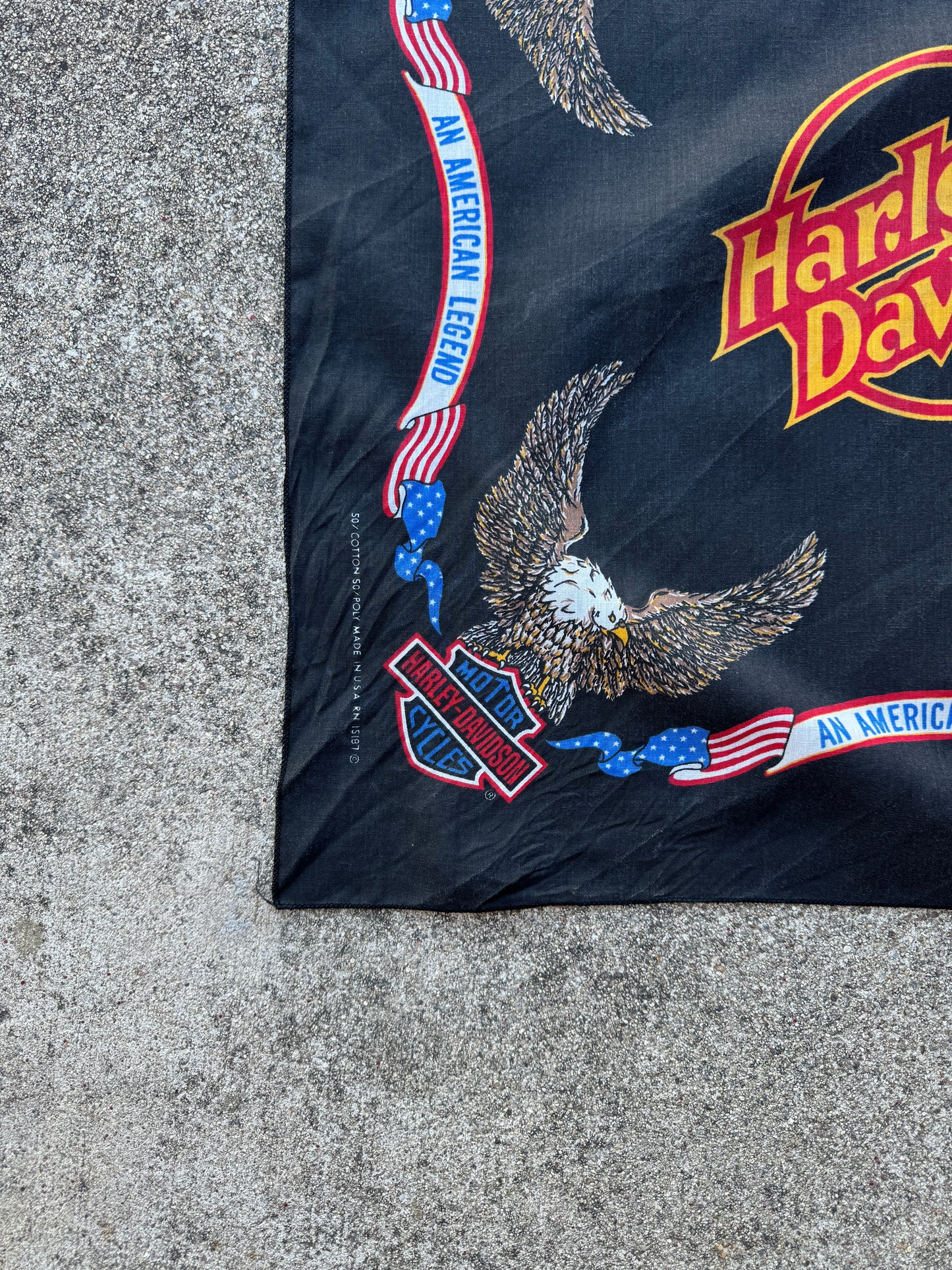 1990s Harley Davidson Bandana (10)