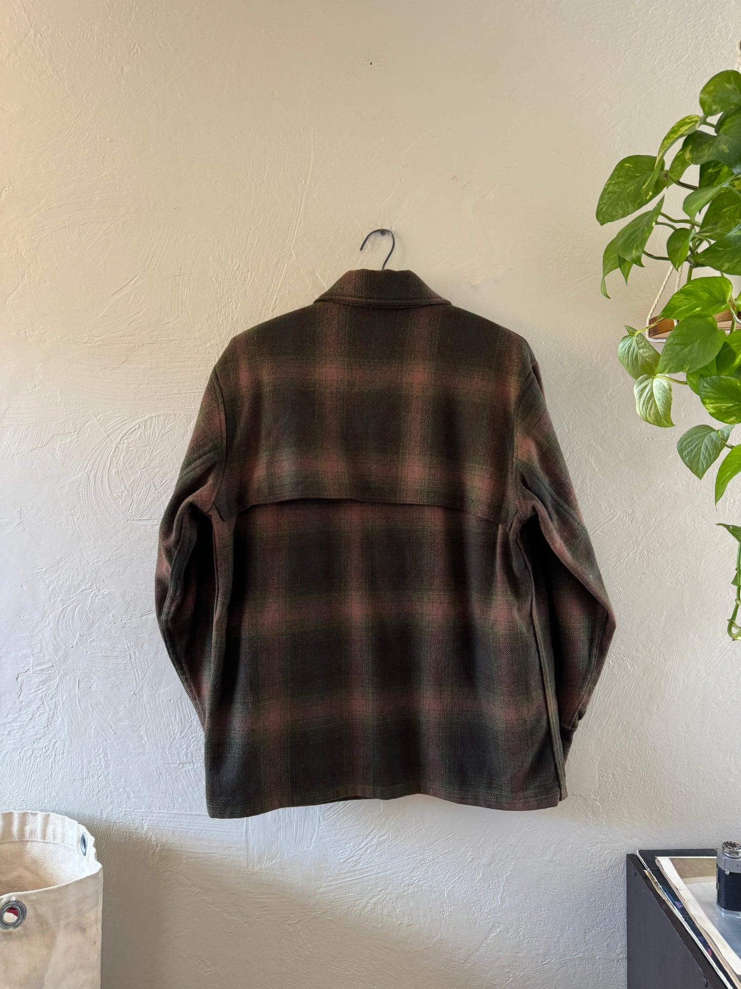 1970s Woolrich Hunting Zip Up Flannel Jacket