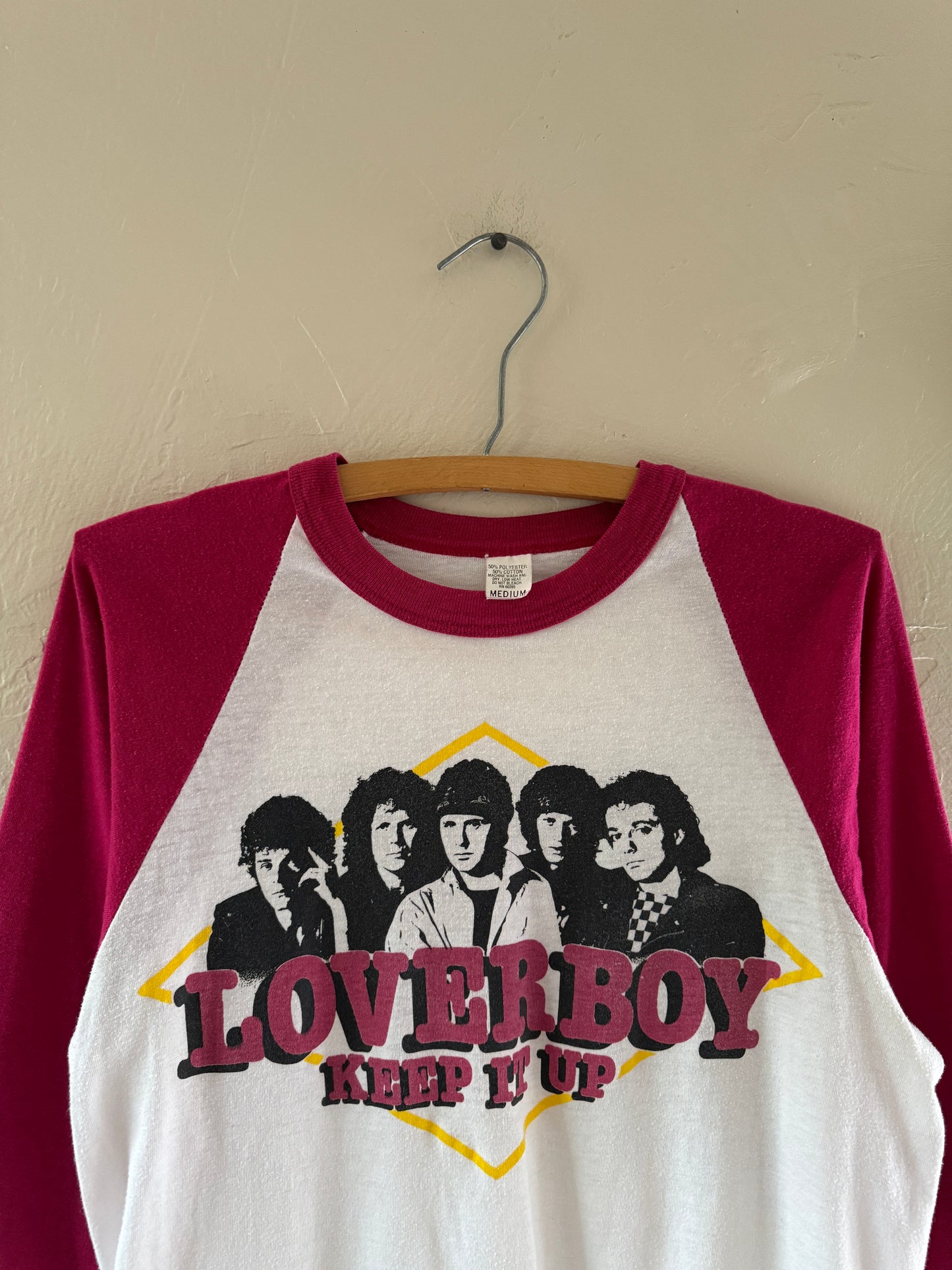 1980s Loverboy Band Raglan T-Shirt