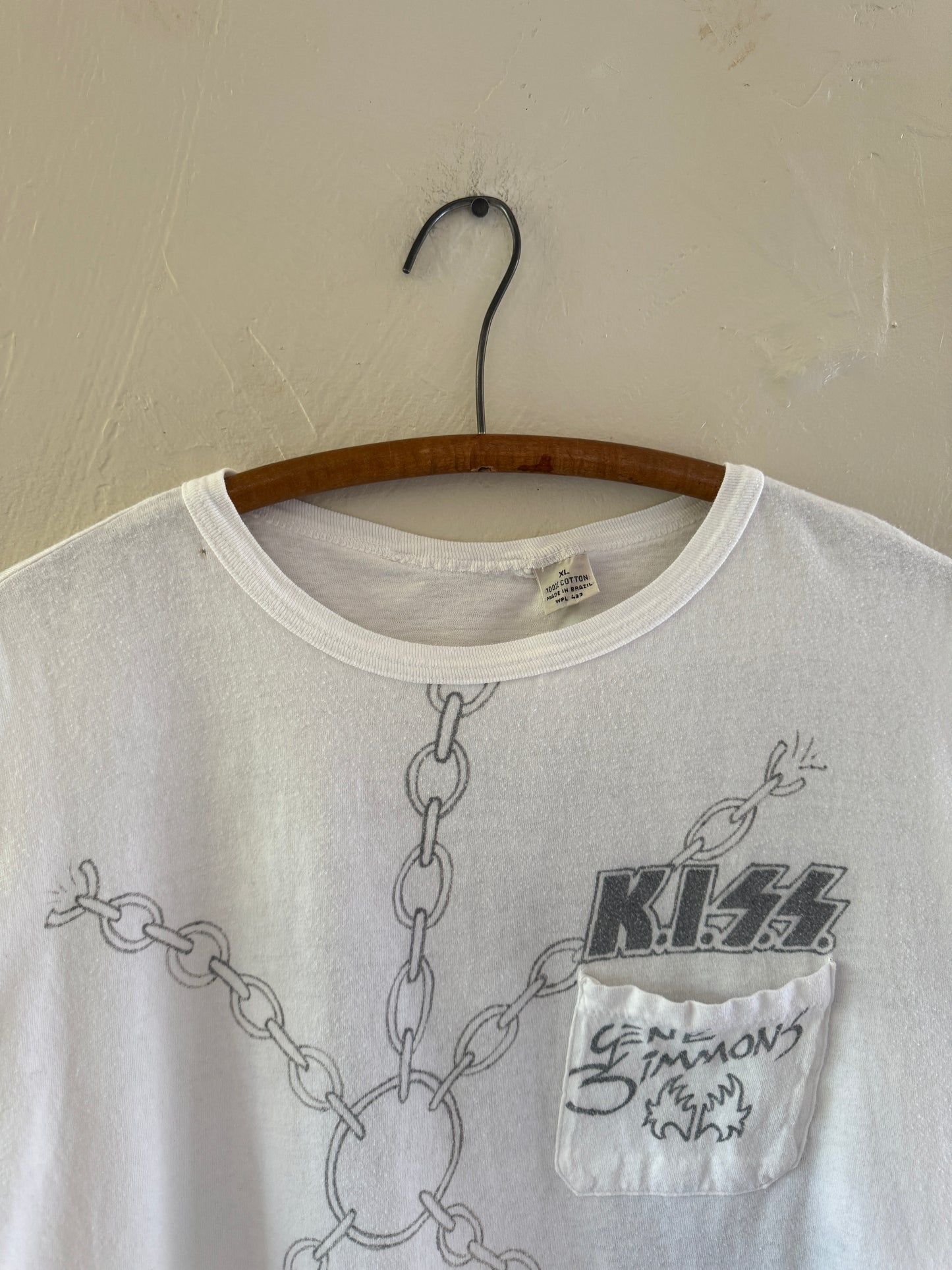 1980/90s Kiss Band Pocket T-Shirt