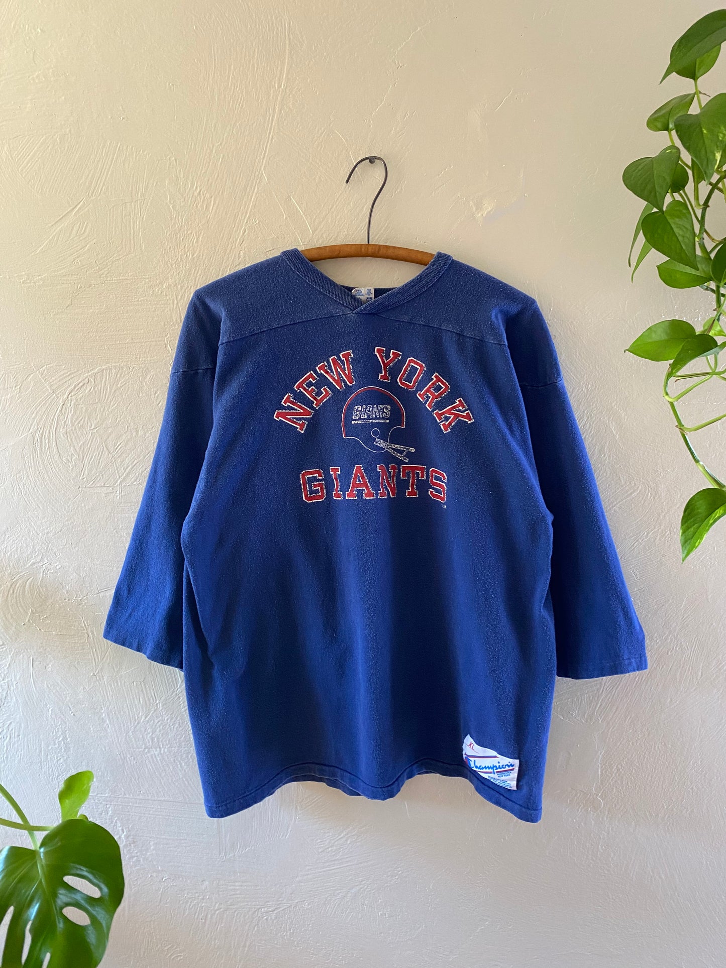 1980s Champion New York Giants Long Sleeve T-Shirt