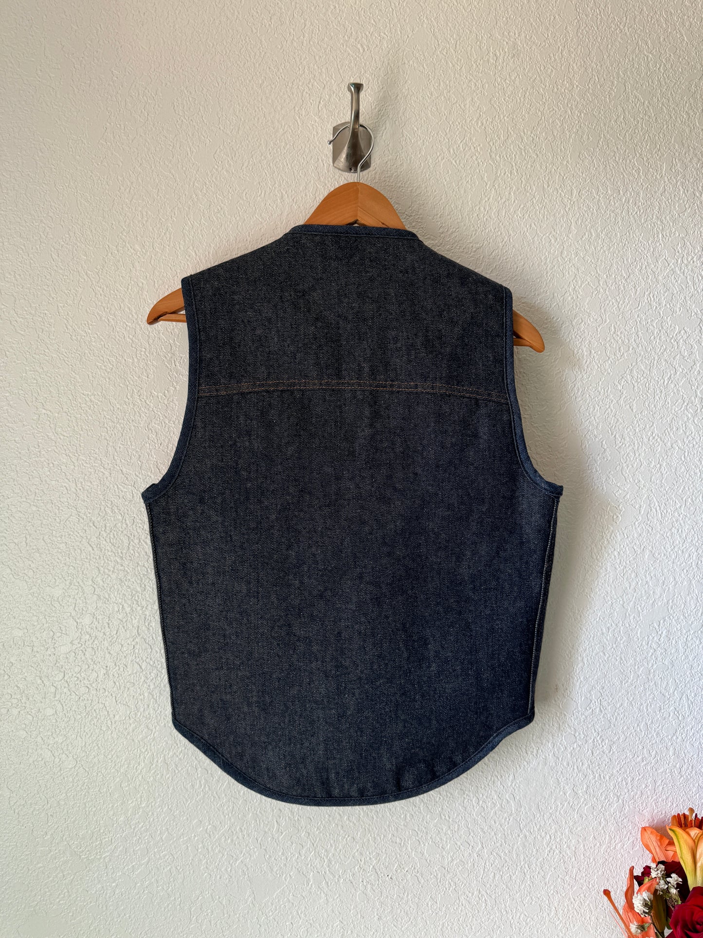 1970/80s Sears Roebuck Sherpa Denim Vest