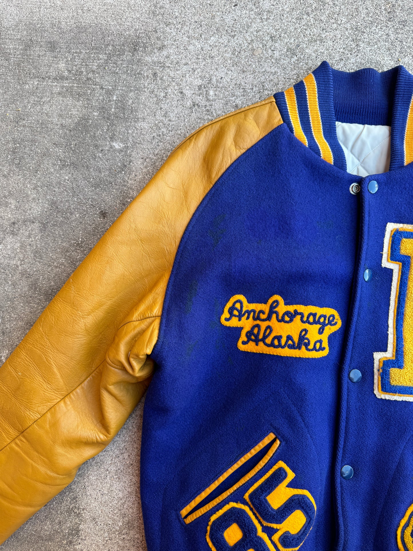 1980s Anchorage Alaska Varsity Jacket