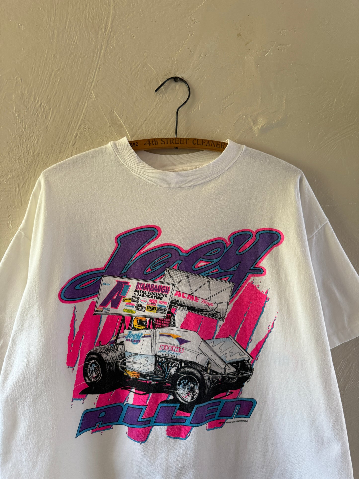 1980s Joey Allen NASCAR Racing T-Shirt