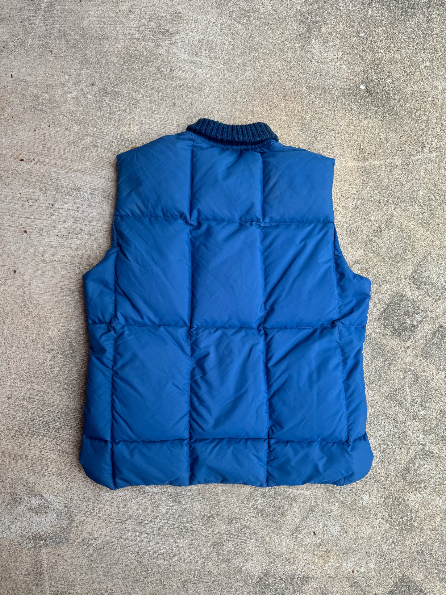 1970s Goose Down Puffer Zip Up Vest