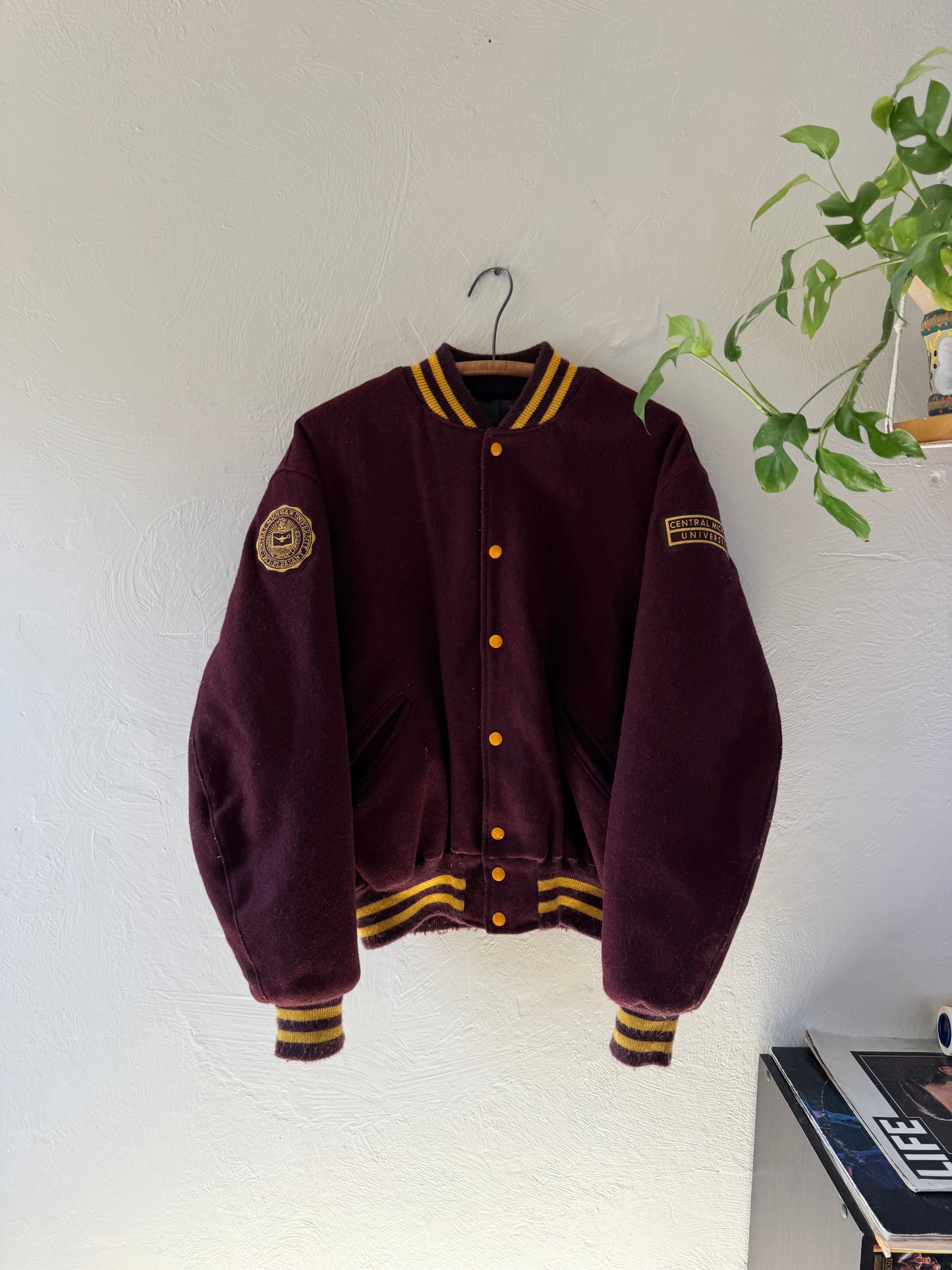 1990s Central Michigan University Marching Band Varsity Jacket