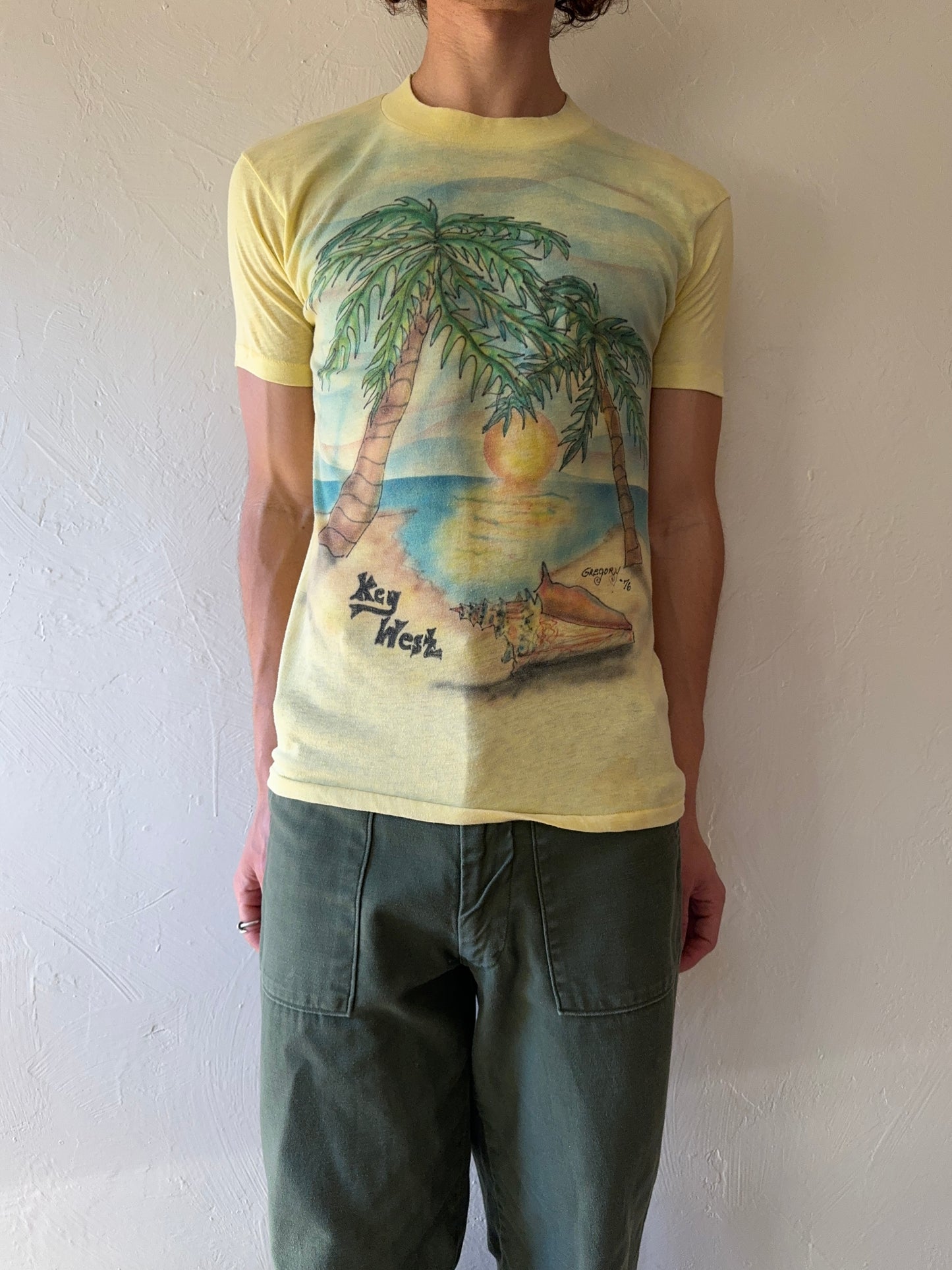 1970s Air Brushed Beach T-Shirt