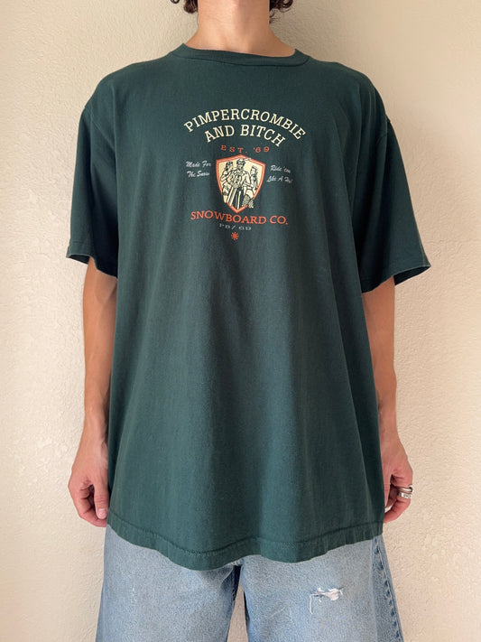 1990s Pimpercrombie & Bitch Parody Funny T-Shirt