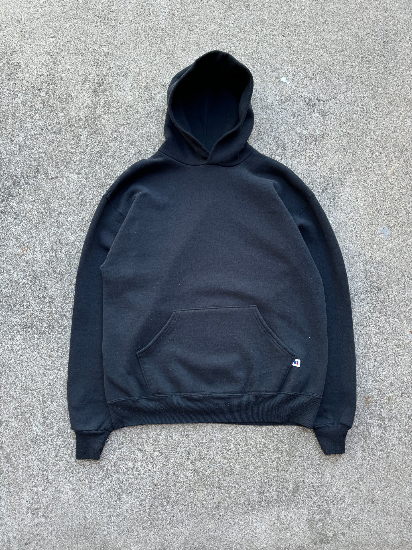 1990s Russell Black Hoodie