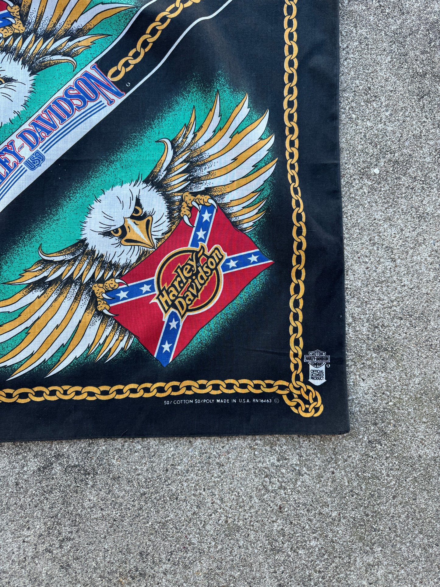 1990s Harley Davidson Bandana (8)