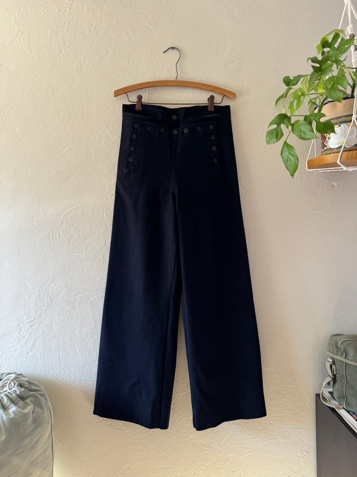 1940/50s WII USN Sailor Wool Pants (1)