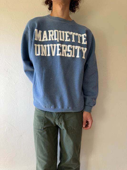 1990s Champion Reverse Weave Marquette University Sweater