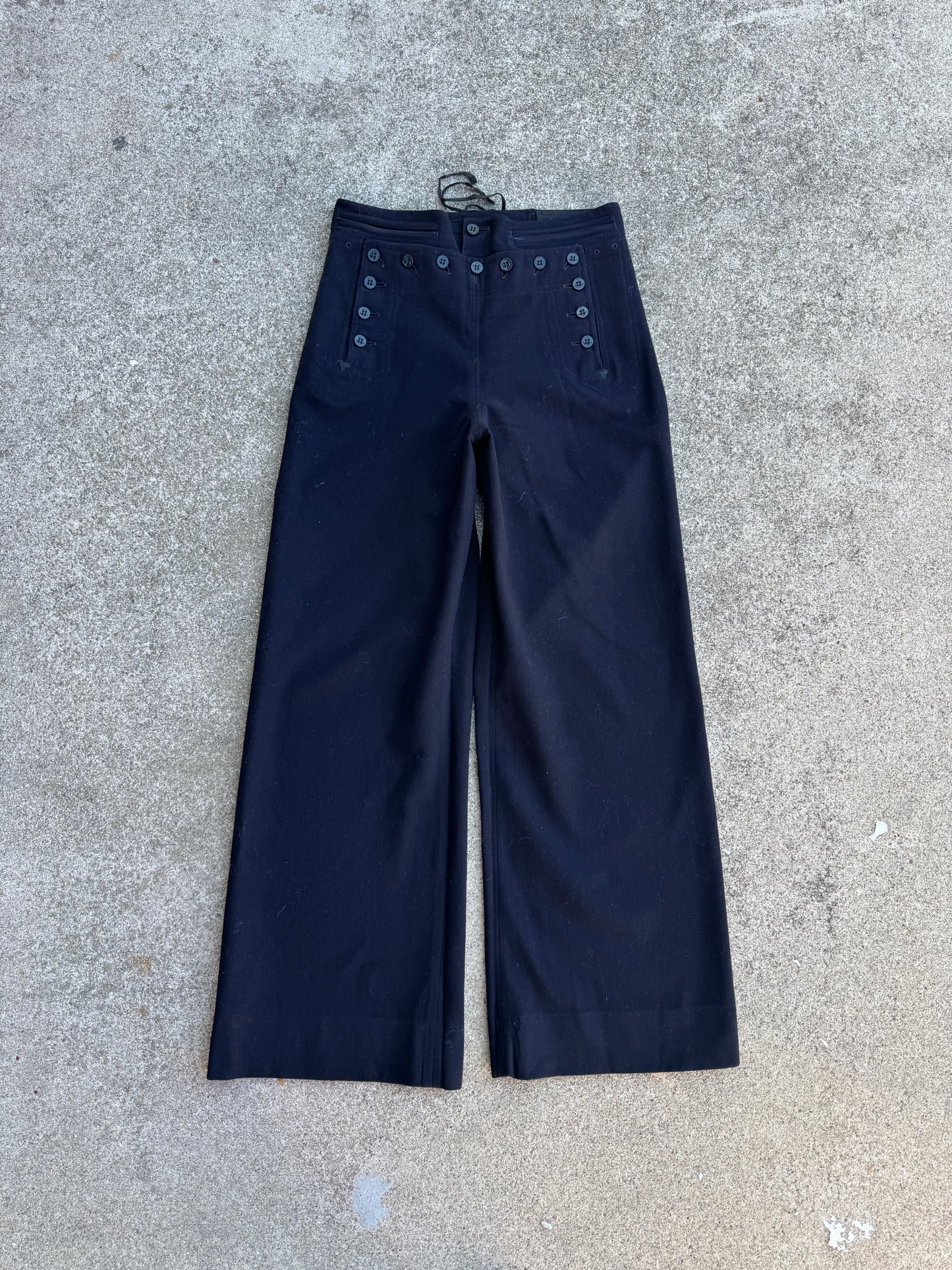 1940/50s WII USN Sailor Wool Pants (1)