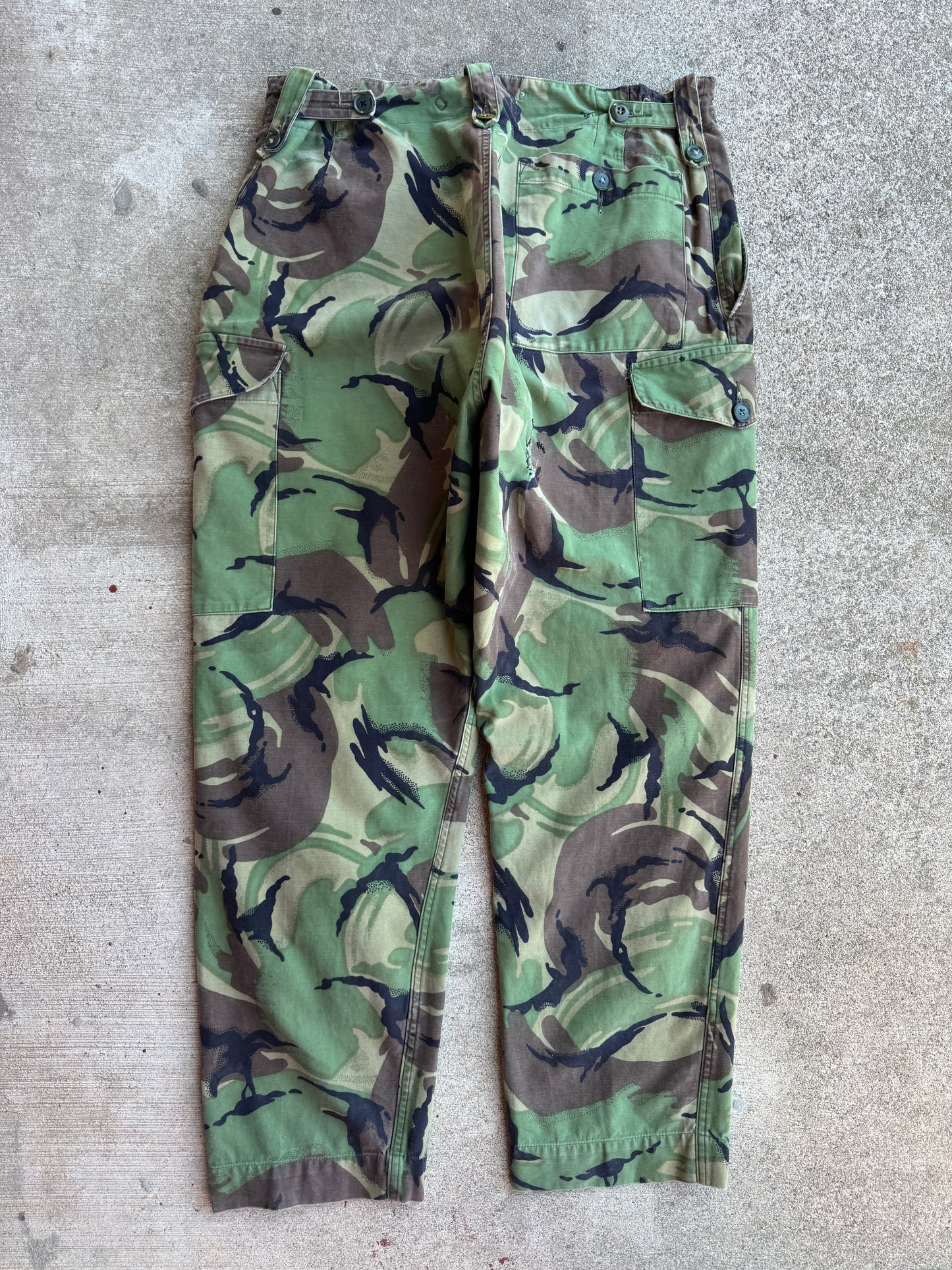 Vintage British Military Camo DPM Pants