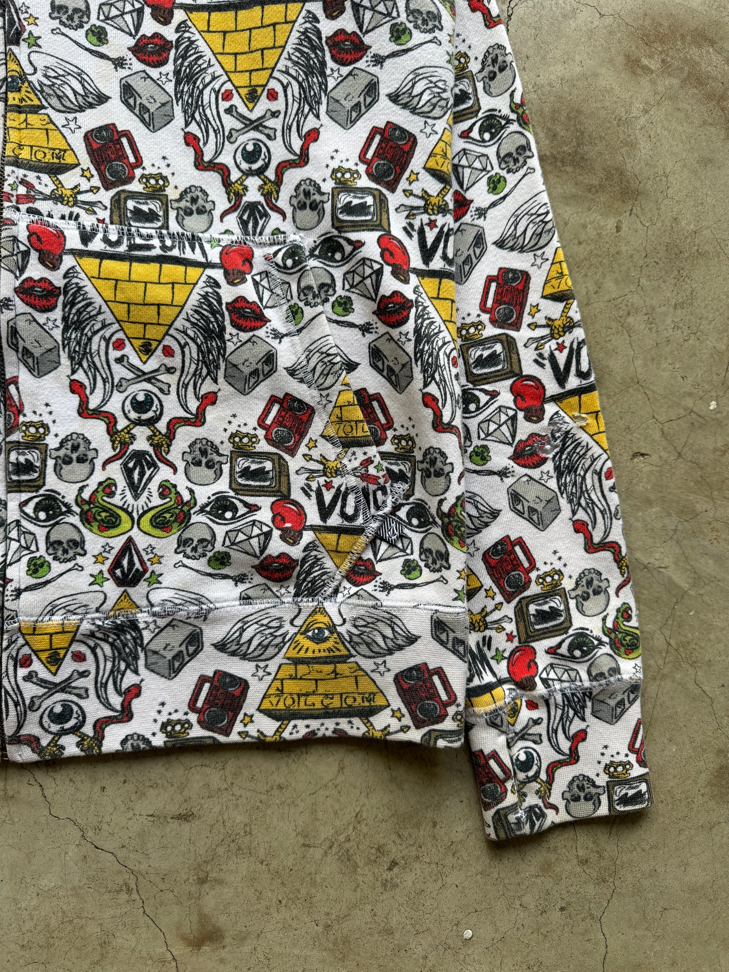 Y2K Volcom X Ryan Sheckler Jesse Pinkman AOP Jacket Hoodie